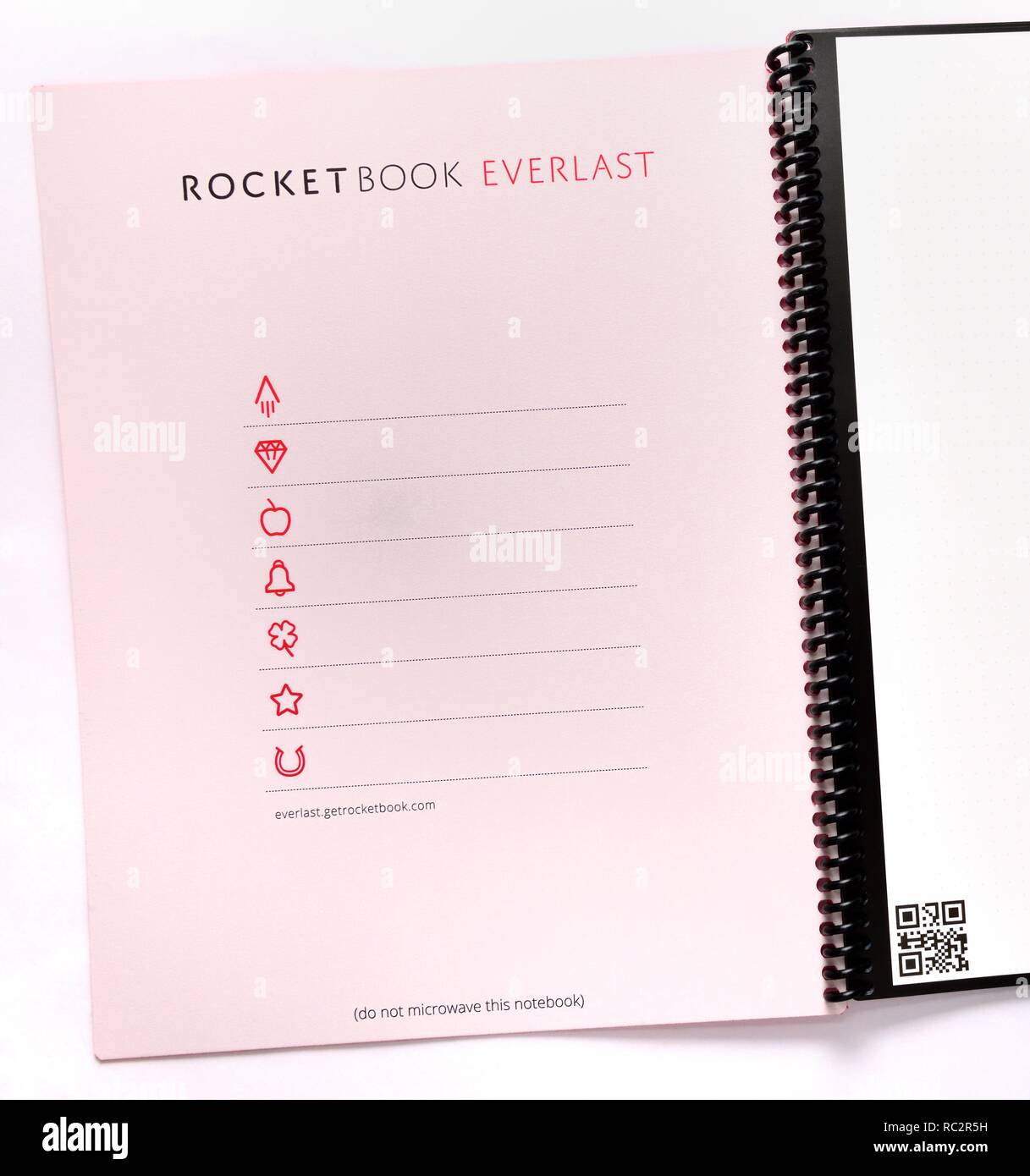 Rocket Buch everlast Buch Stockfoto
