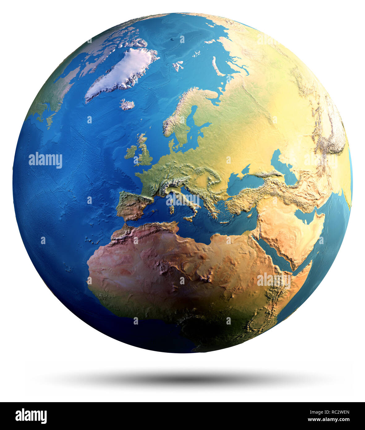 Planet Earth-Globus Stockfoto