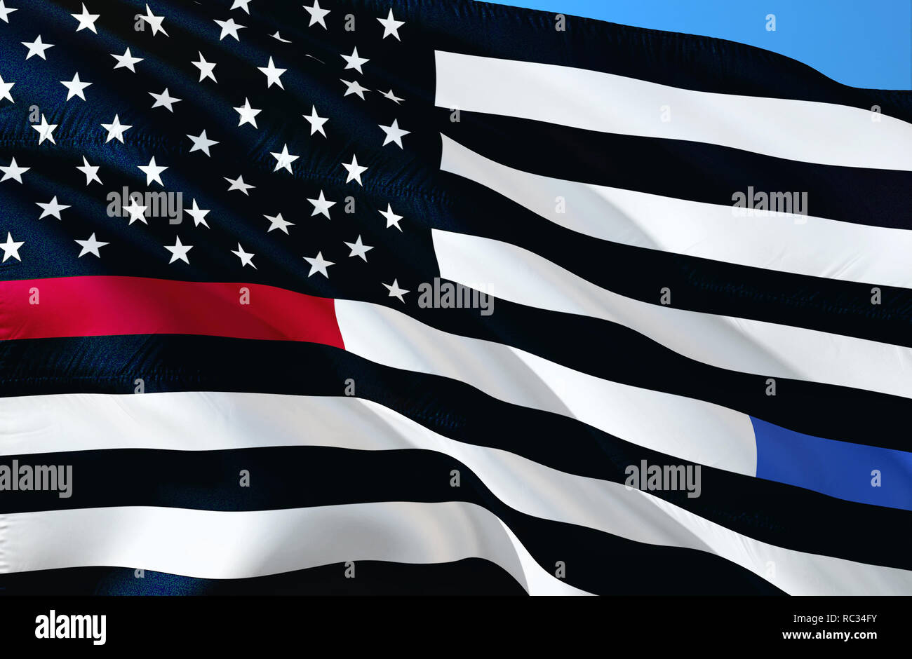 First Responders Flagge 90x150 Cm – Doppelseitig, UV-beständig Für Krankenschwestern, Polizei, Feuerwehr
