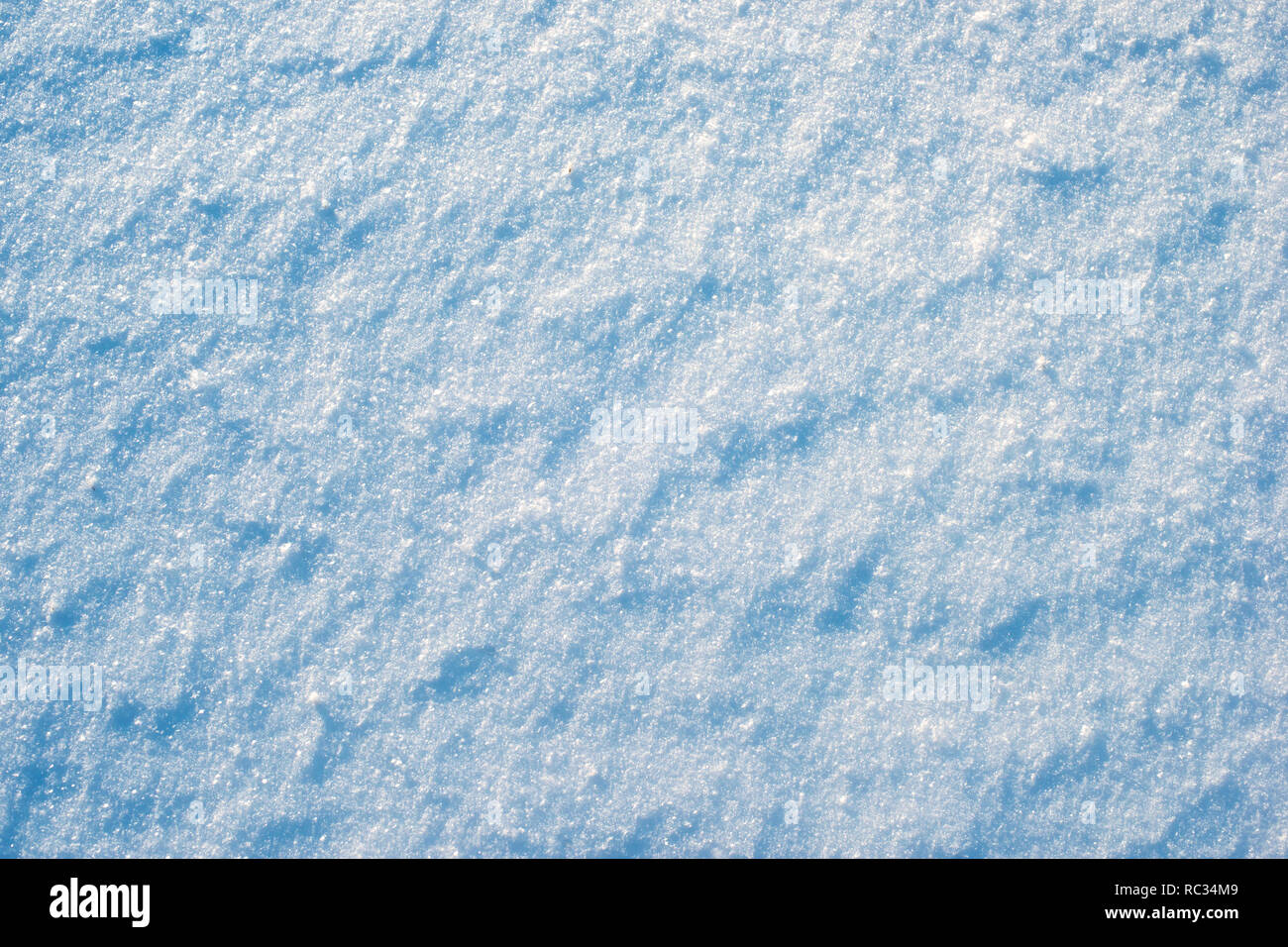 Reine detaillierte weißen Schnee Hintergrund Stockfoto