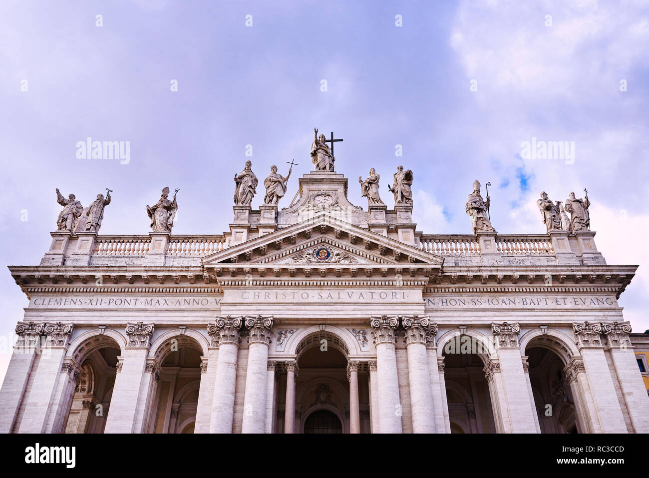 Rom, San Giovanni in Laterano Basilika (Basilica di San Giovanni in Laterano) Stockfoto