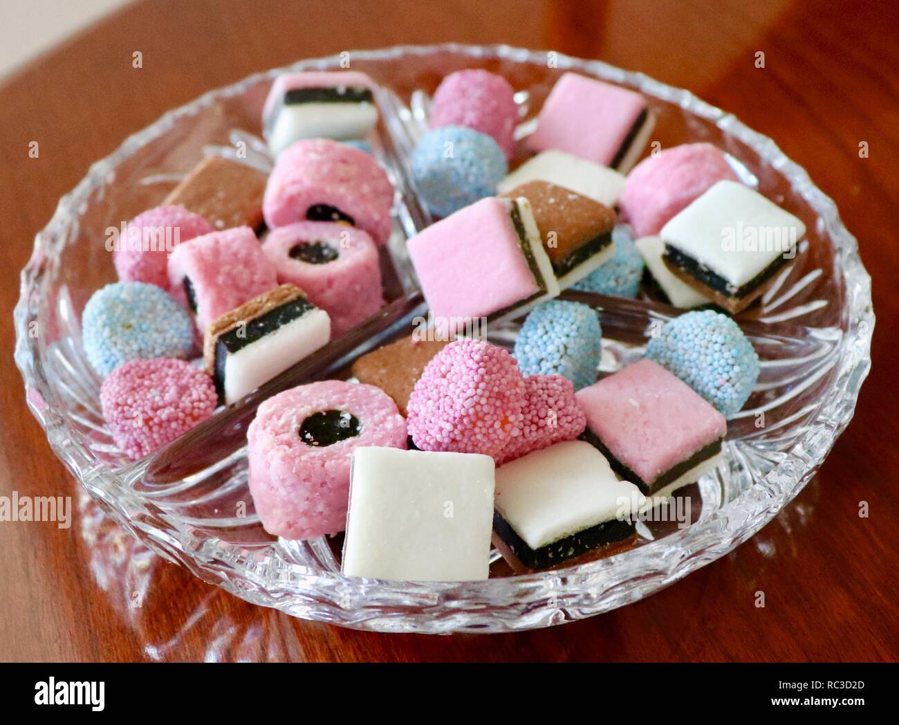 Candy-Gericht Stockfoto