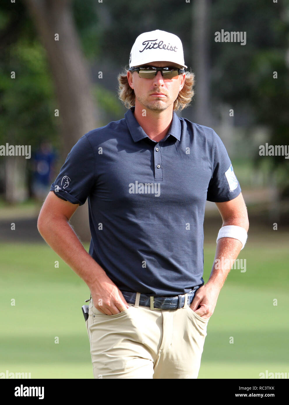 Januar 11 2019 Roger Sloan In Der Zweiten Runde Der Pga Sony Geoffnet An Der Waialae Country Club In Honolulu Hi Michael Sullivan Csm Stockfotografie Alamy