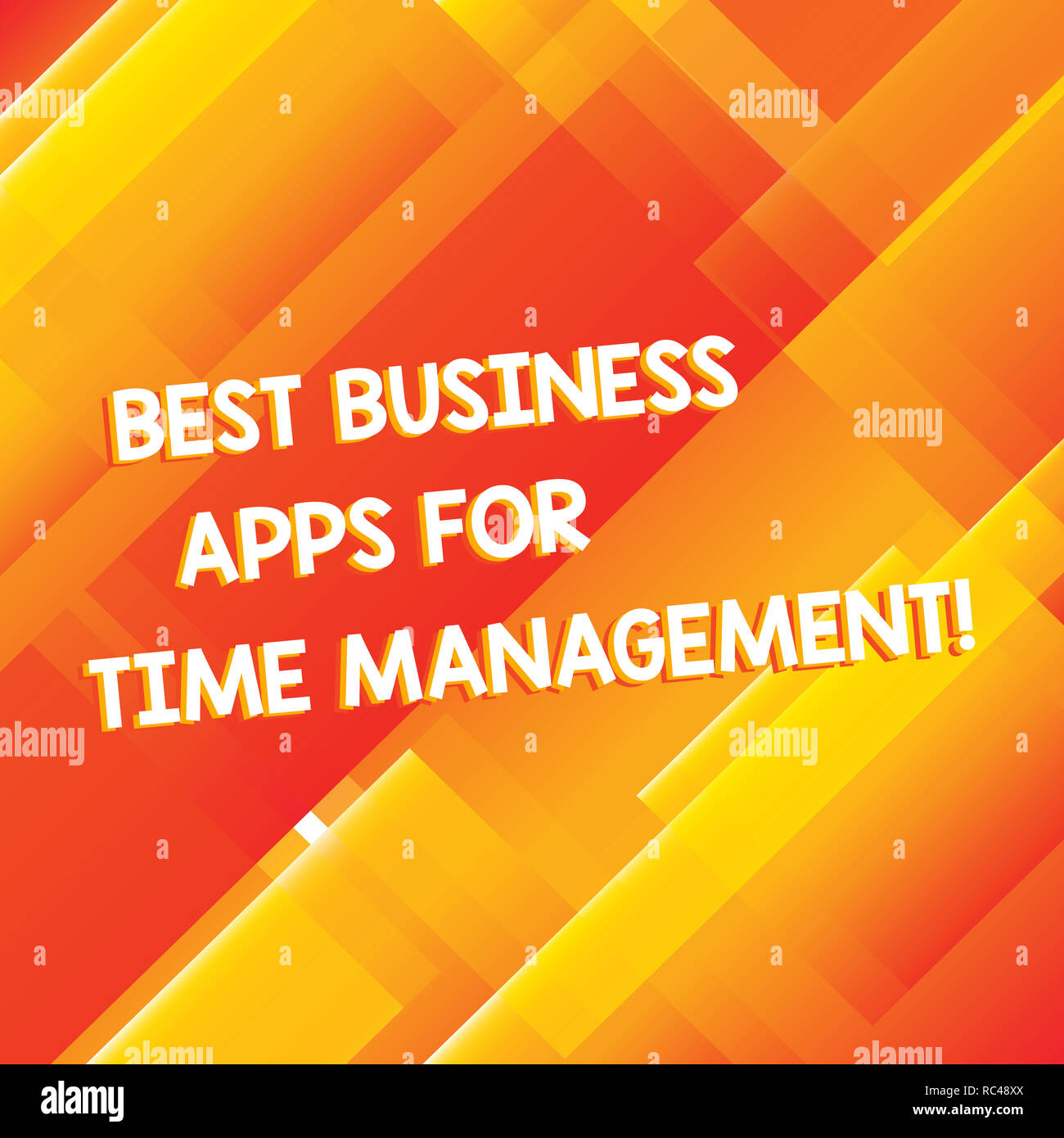 Konzeptionelle Handschrift, die besten Business-Apps für Zeitmanagement. Business foto Präsentation Qualität moderne Anwendungen Diagonal Rechteck Trans Stockfoto