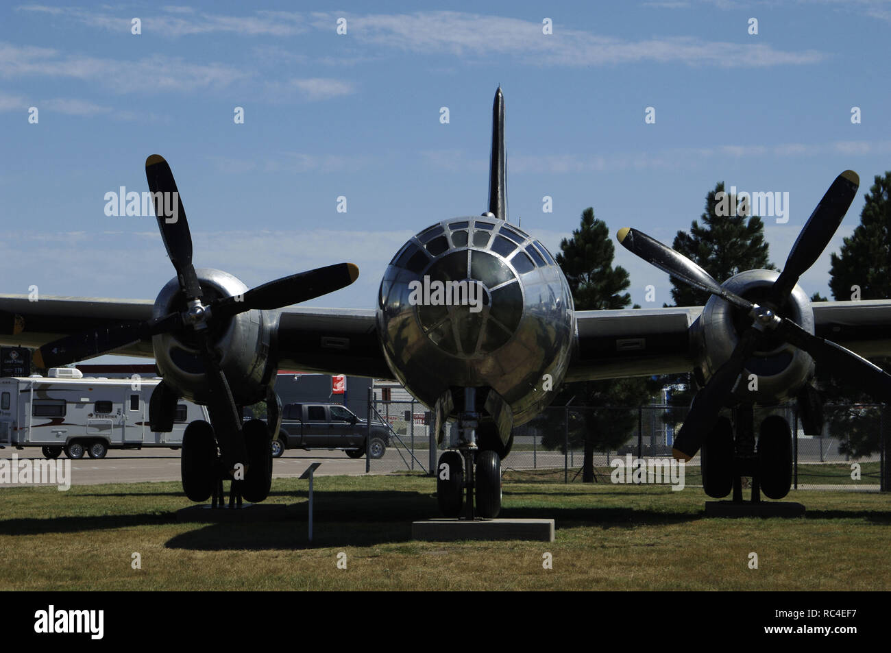 BOEING. Die B-29 UPERFORTRESS'. El Primer prototipo voló El 21 de Septiembre de 1942. Fue utilizado en Corea, finalizando su servicio En 1954. Museo del Aire y el Espacio. Box Elder. Estado de Dakota del Sur. Estados Unidos. Stockfoto