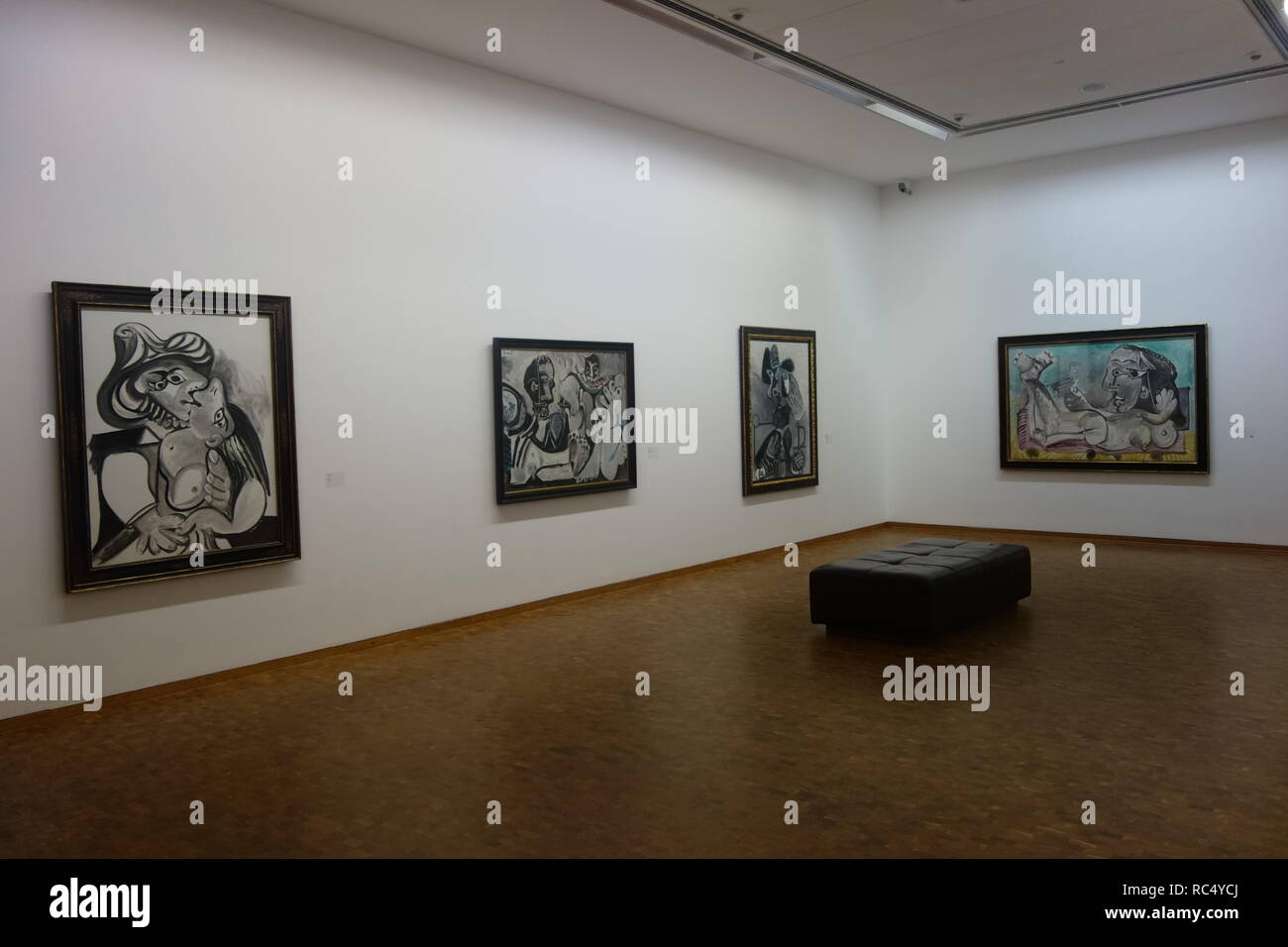 Picasso Gemälde im Museum Ludwig in Köln, dem Zuhause der drittgrößte Picasso-Sammlung in der Welt. Stockfoto