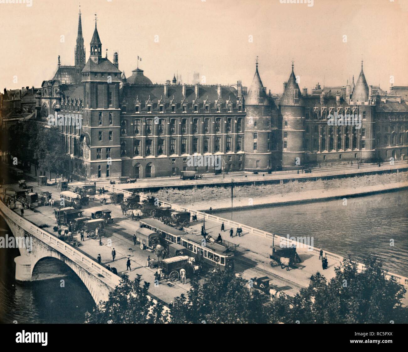 "Paris. - La Conciergerie. - LL, c 1910. Schöpfer: Unbekannt. Stockfoto