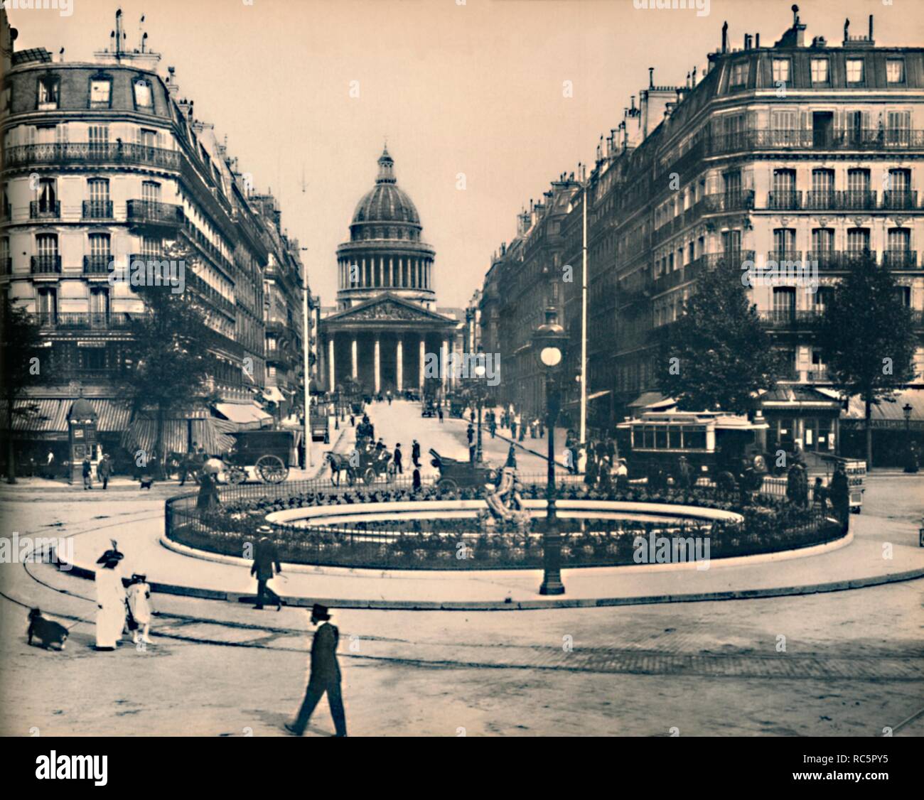 "Paris. - La Rue Soufflot Et Le Panthéon. -ND, c 1910. Schöpfer: Unbekannt. Stockfoto