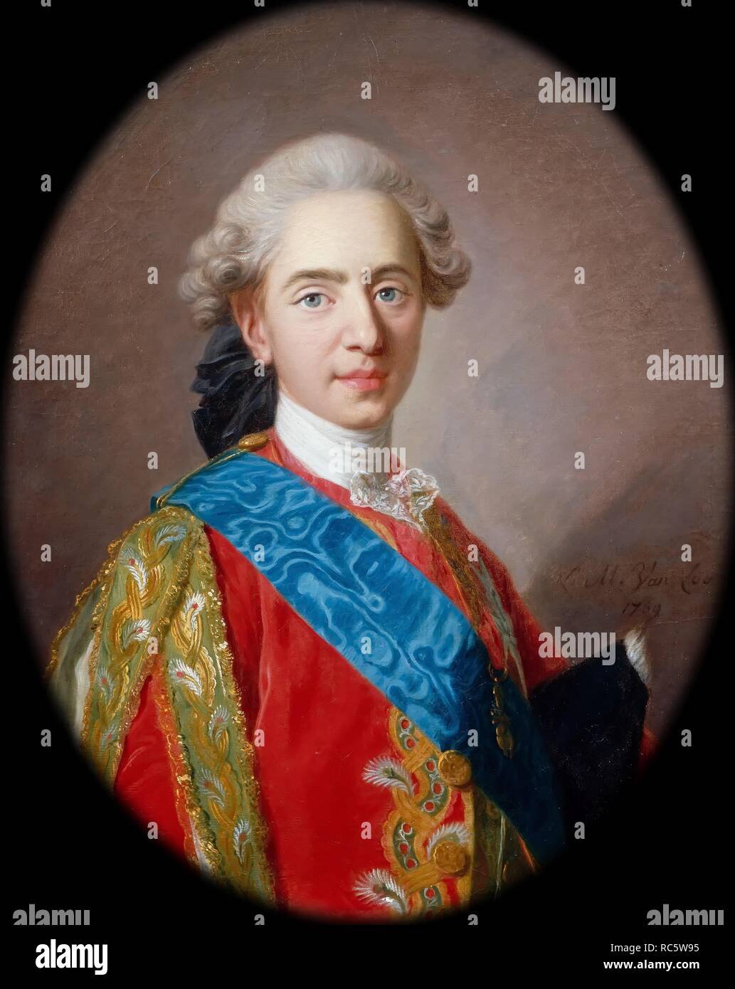Louis-Auguste, Duc de Berry (1754-1793), Ludwig XVI., König von Frankreich. Museum: Musée de l'Histoire de France, Château de Versailles. Autor: VAN LOO, Louis Michel. Stockfoto