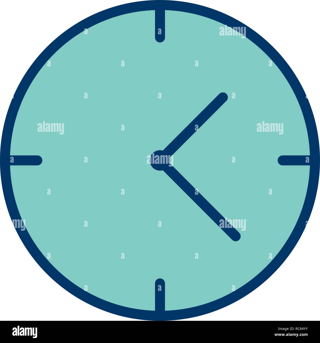 Vektor-Uhr-Symbol Stock Vektor