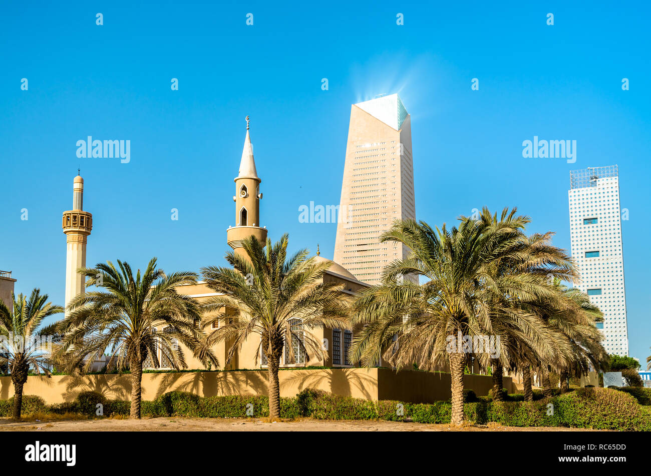 Al Haddad Moschee in Kuwait City Stockfoto