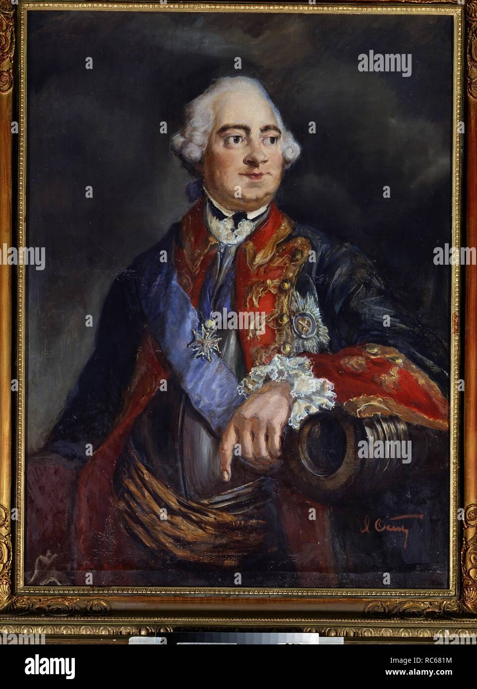 Portrait Der mathematican Leonhard Euler (1707-1783). Museum: Staatliche zentrale artillerie Museum, St. Petersburg. Autor: anonym. Stockfoto