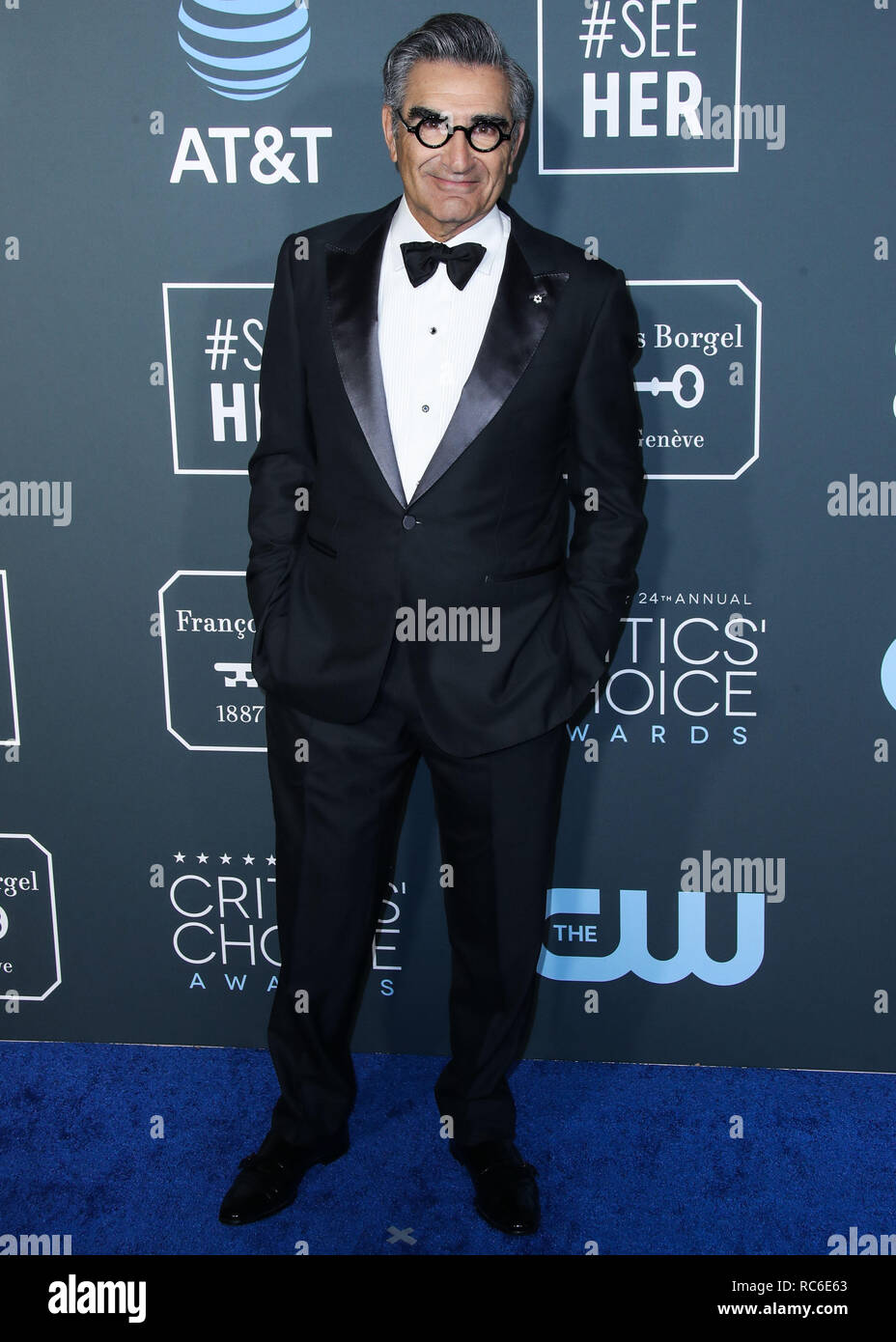 Santa Monica, Vereinigte Staaten. 13 Jan, 2019. Eugene Levy kommt an der 24. jährlichen Critics' Choice Awards im Barker Hangar am 13 Januar, 2019 in Santa Monica, Los Angeles, Kalifornien, USA. (Foto von Xavier Collin/Image Press Agency) Quelle: Bild Presse Agentur/Alamy leben Nachrichten Stockfoto