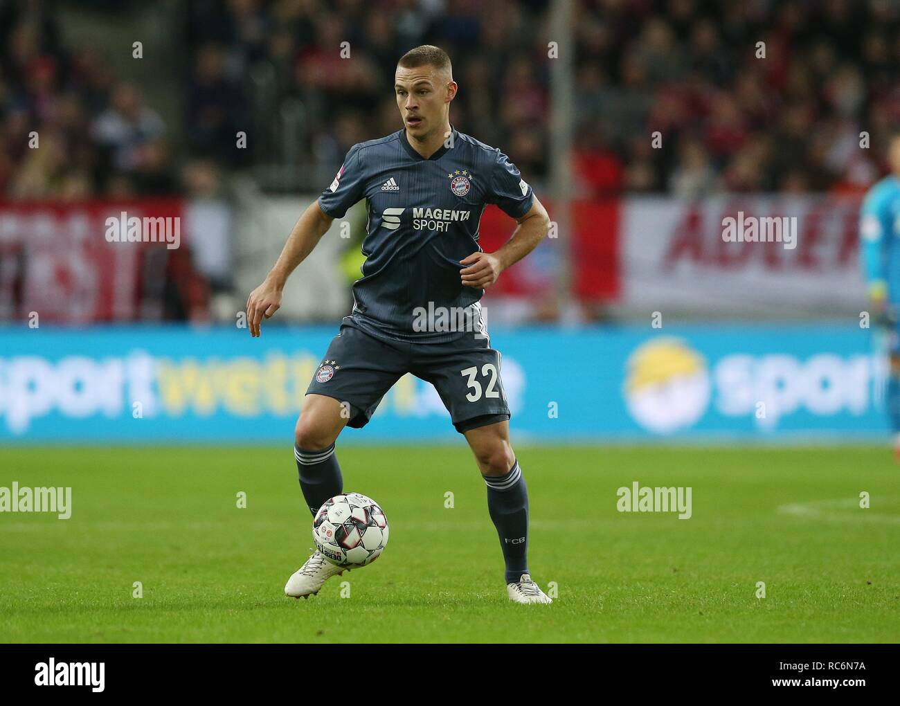 Firo: 13.01.2019, Fußball, 1.Bundesliga, Saison 2018/2019, Telekom-Cup2019, FC Bayern München, Joshua KIMMICH, Single Action | Verwendung weltweit Stockfoto