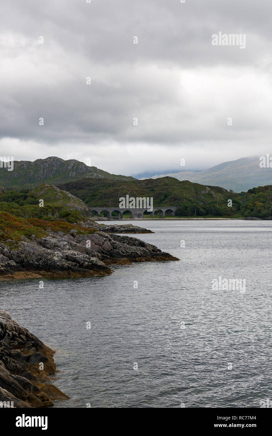 Impressionen aus dem schottischen Hochland an Nan Uamh Stockfoto