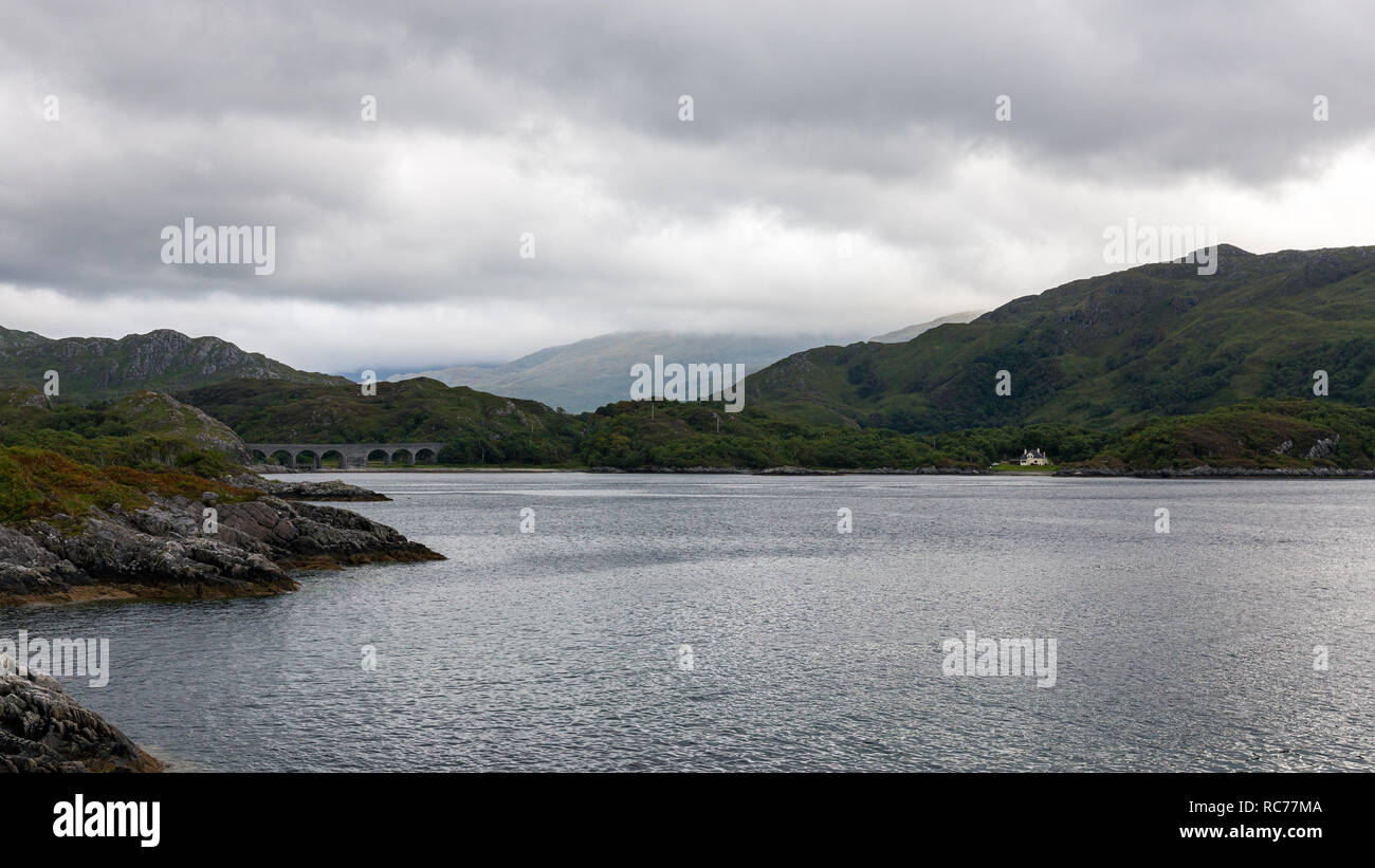 Impressionen aus dem schottischen Hochland an Nan Uamh Stockfoto