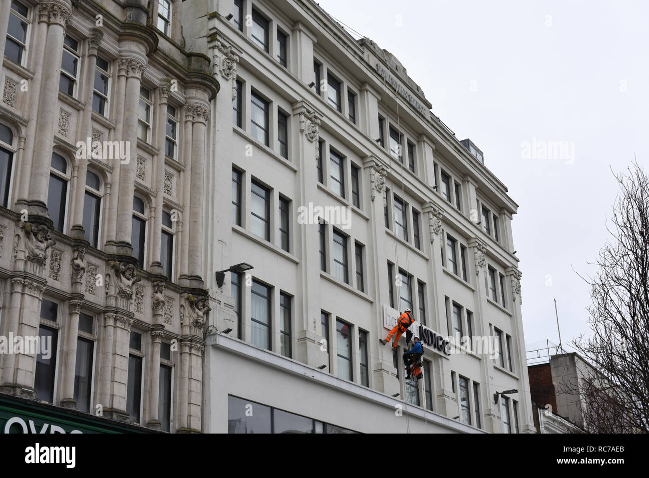 Hotel Indigo Cardiff Nummer 3783 Stockfoto