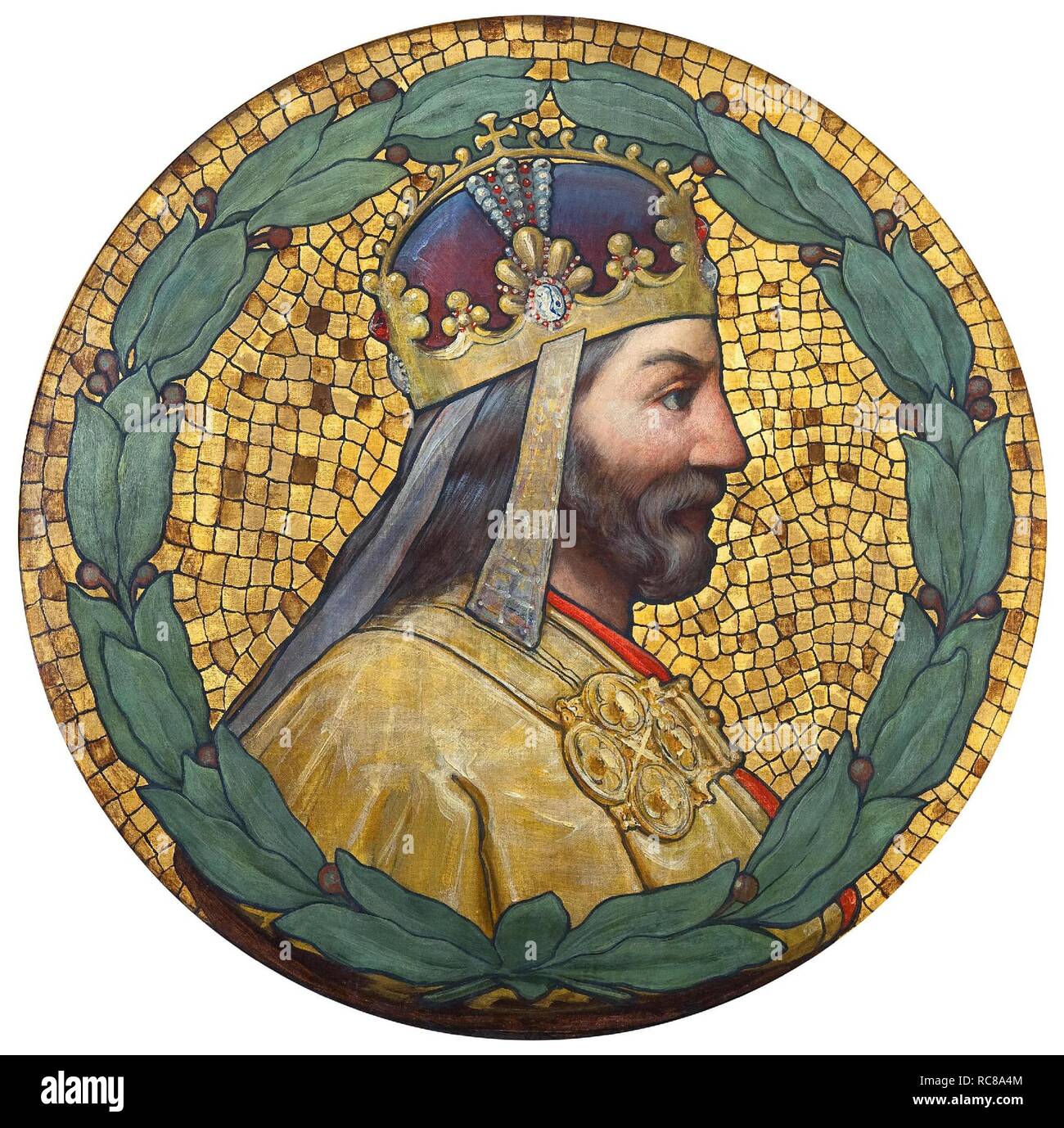 Karl IV. Museum: Galerie der Hauptstadt Prag. Autor: Liebscher, Adolf. Stockfoto