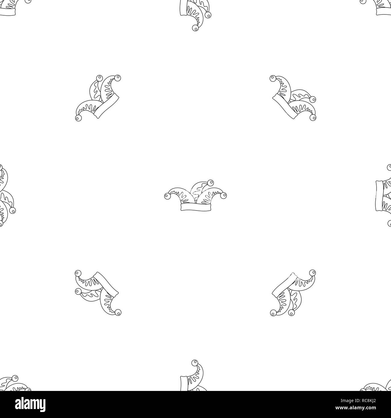 Jester Symbol. Überblick Abbildung: jester Vektor Symbol für Web Design auf weißem Hintergrund Stock Vektor