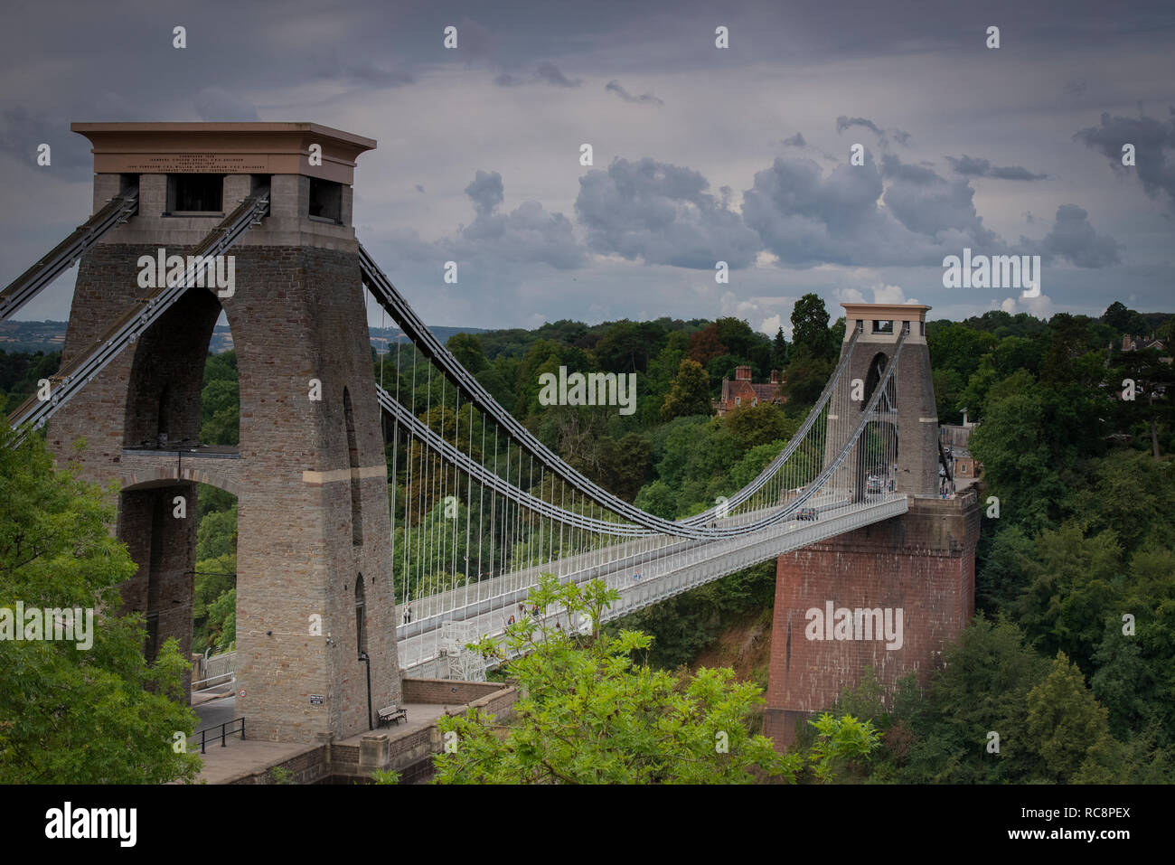 Clifton Suspension Bridge, Großbritannien Stockfoto