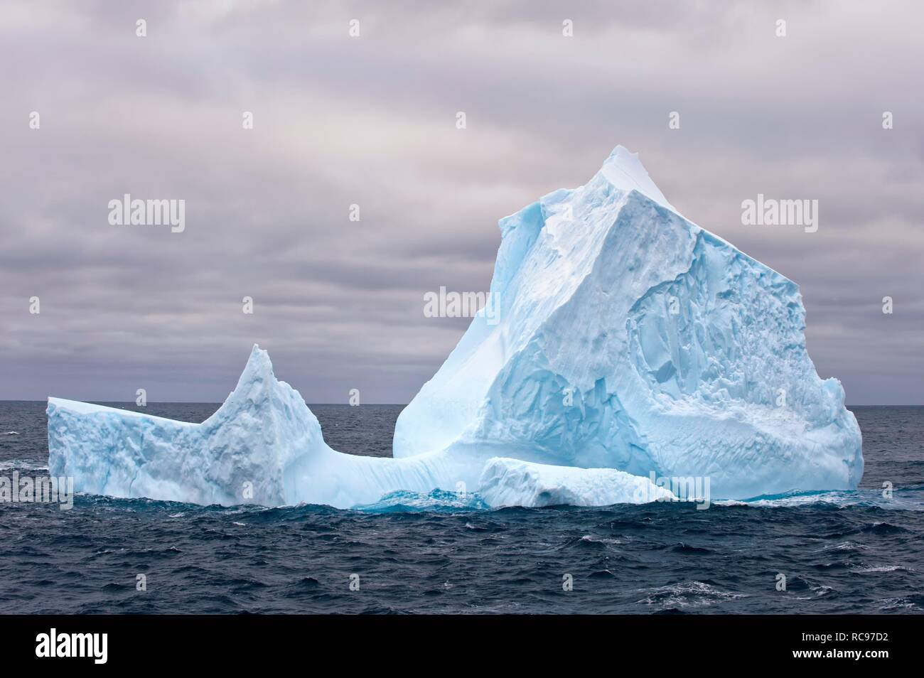 Eisberge, South Orkney Inseln, Südliche Ozean, Antarktis Stockfoto