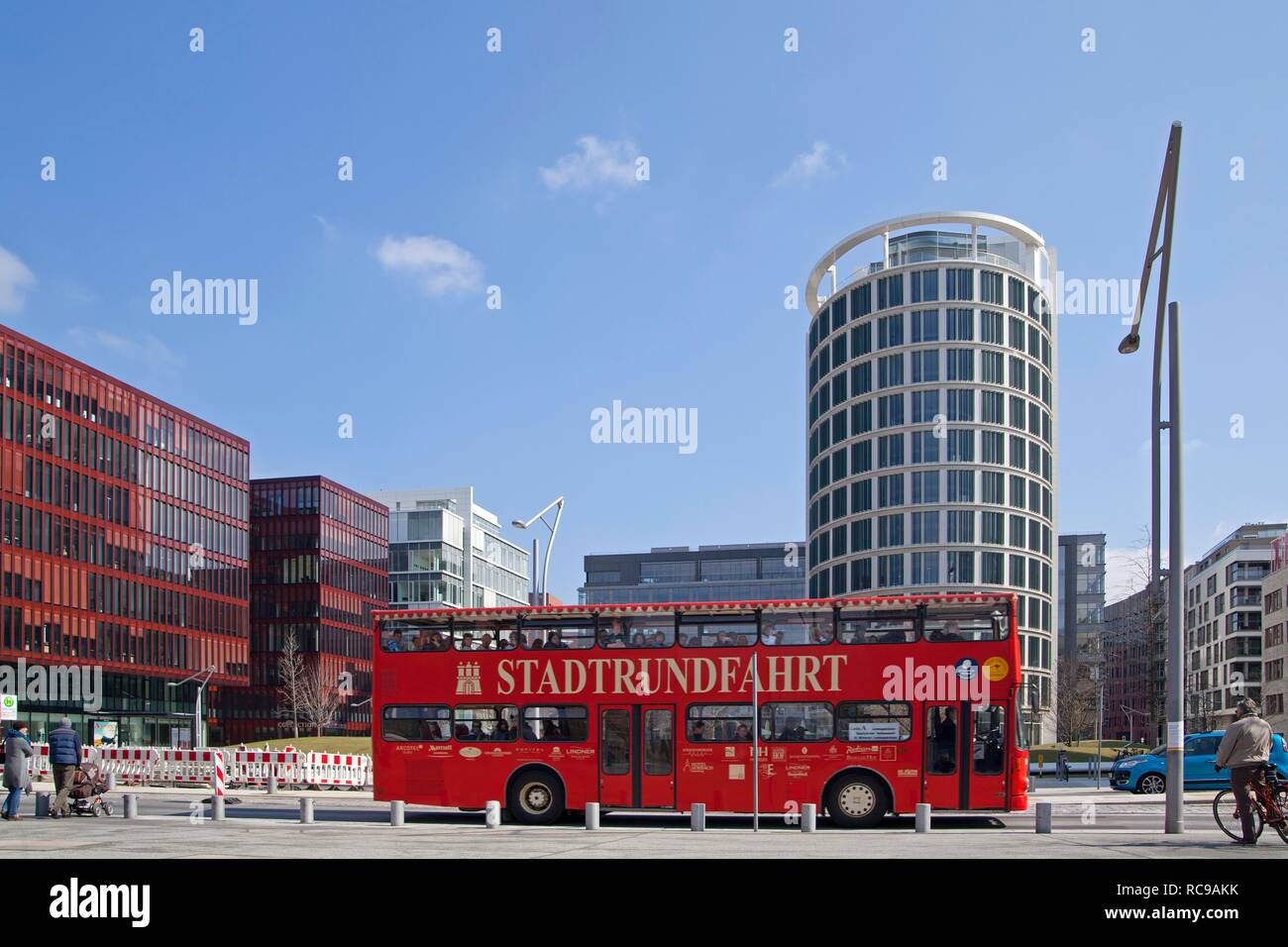 City Tour, HafenCity, Hamburg, PublicGround Stockfoto
