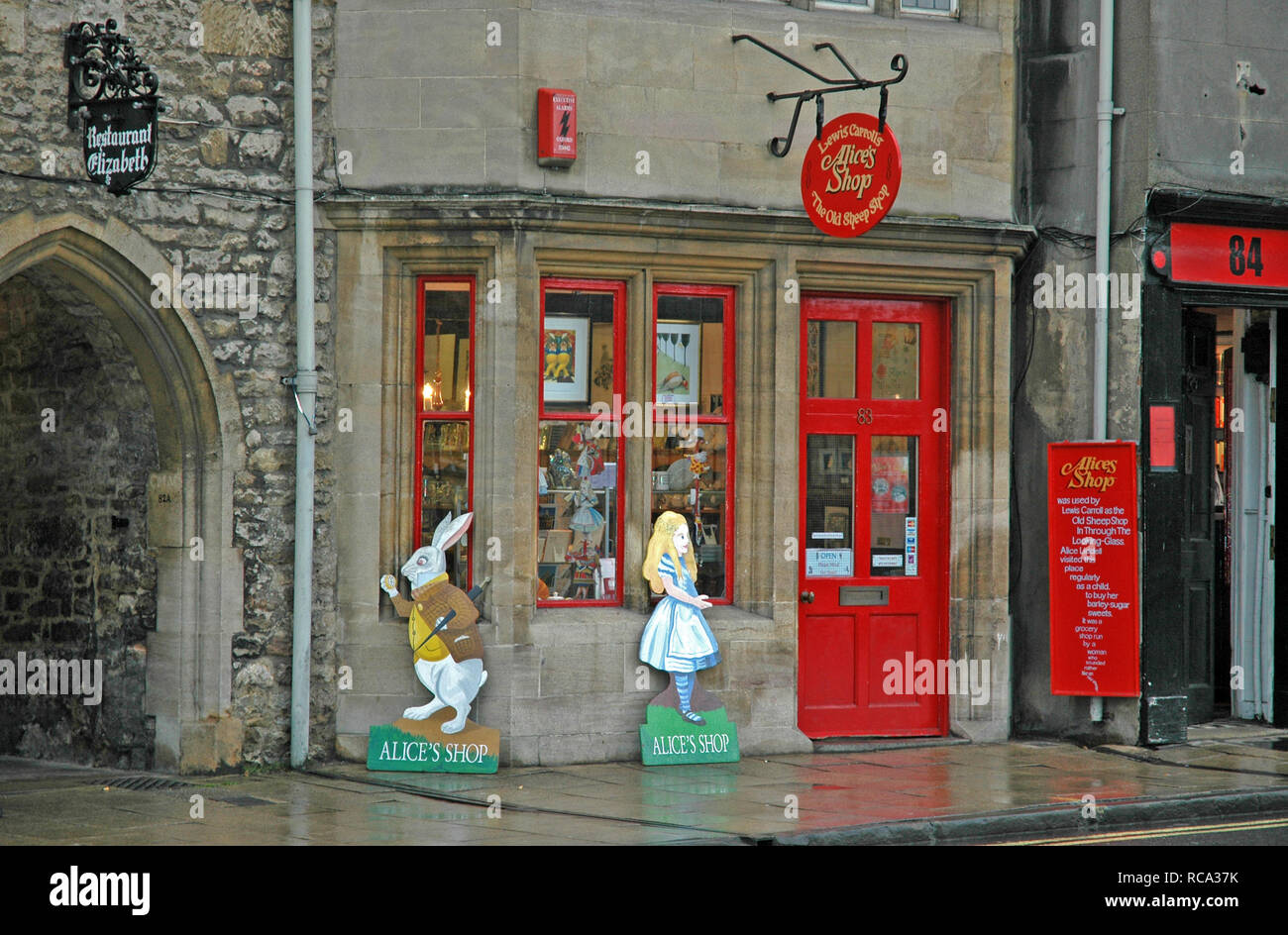 Alice's Shop, St. Aldate's, Oxford Stockfoto