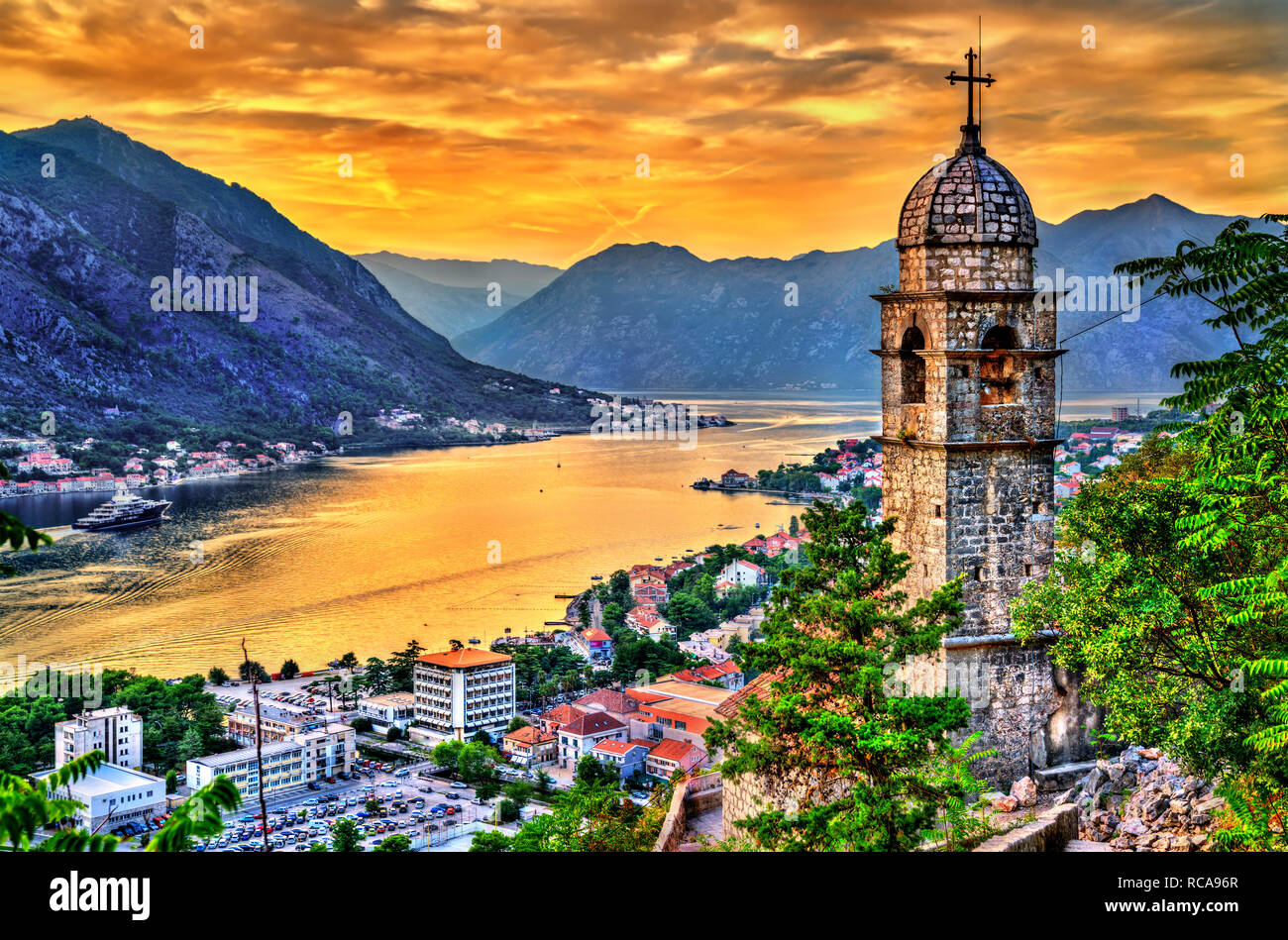 Kirche Unserer Lieben Frau von Remedy in Kotor, Montenegro Stockfoto