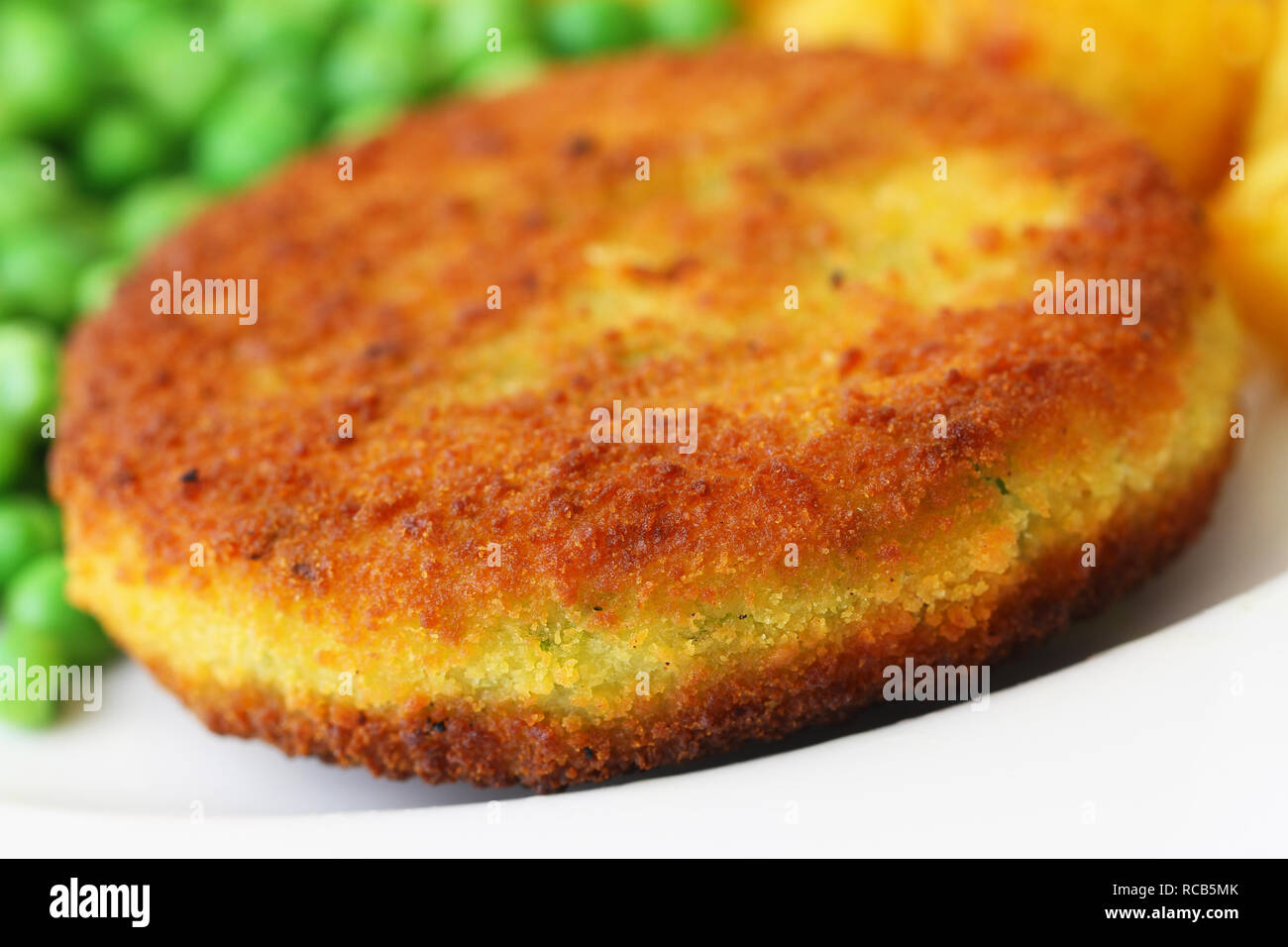 Vegetarische Burger, Nahaufnahme Stockfoto