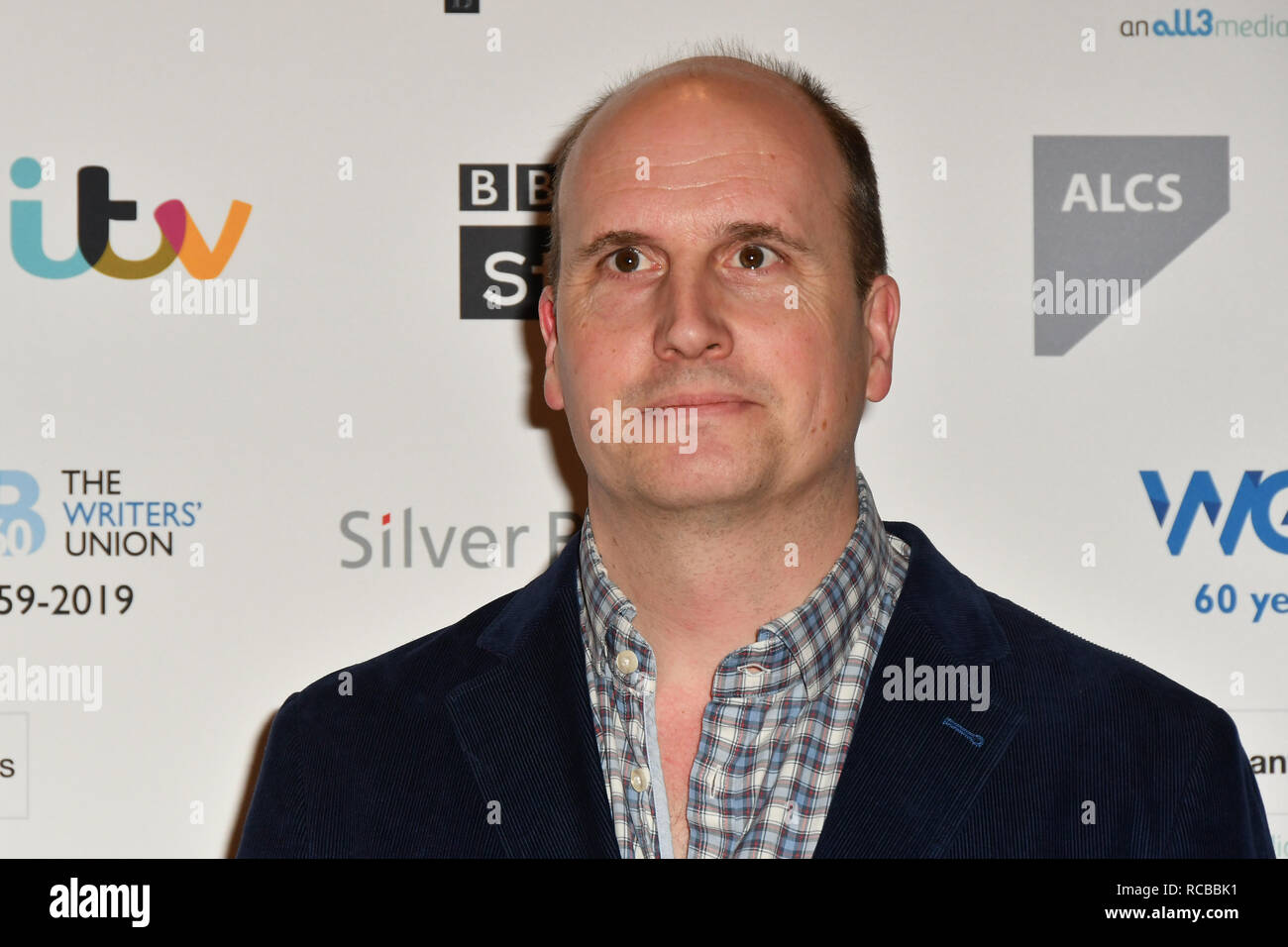 London, Großbritannien. 14 Jan, 2019. Nominees besucht 2019 Writers' Guild Awards an der königlichen Hochschule der Ärzte am 14. Januar 2019, London, UK Bild Capital/Alamy leben Nachrichten Stockfoto