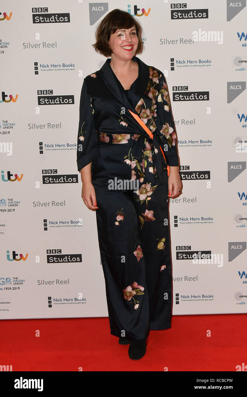 London, Großbritannien. 14 Jan, 2019. Nominees besucht 2019 Writers' Guild Awards an der königlichen Hochschule der Ärzte am 14. Januar 2019, London, UK Bild Capital/Alamy leben Nachrichten Stockfoto