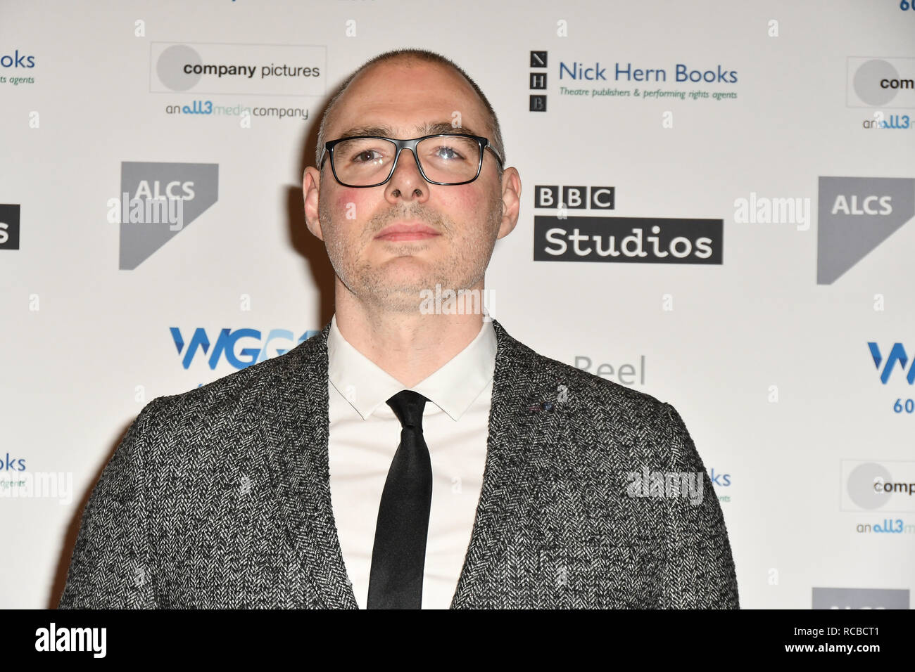 London, Großbritannien. 14 Jan, 2019. Nominees besucht 2019 Writers' Guild Awards an der königlichen Hochschule der Ärzte am 14. Januar 2019, London, UK Bild Capital/Alamy leben Nachrichten Stockfoto