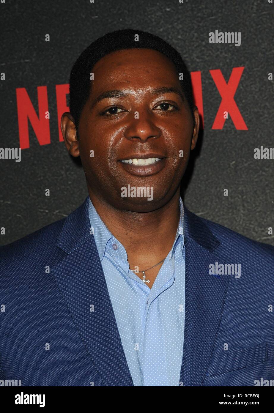 Los Angeles, CA, USA. 14 Jan, 2019. Royce Johnson bei Ankünften für Marvel PUNISHER Premiere auf NETFLIX, ArcLight Hollywood, Los Angeles, CA 14. Januar 2019. Credit: Elizabeth Goodenough/Everett Collection/Alamy leben Nachrichten Stockfoto
