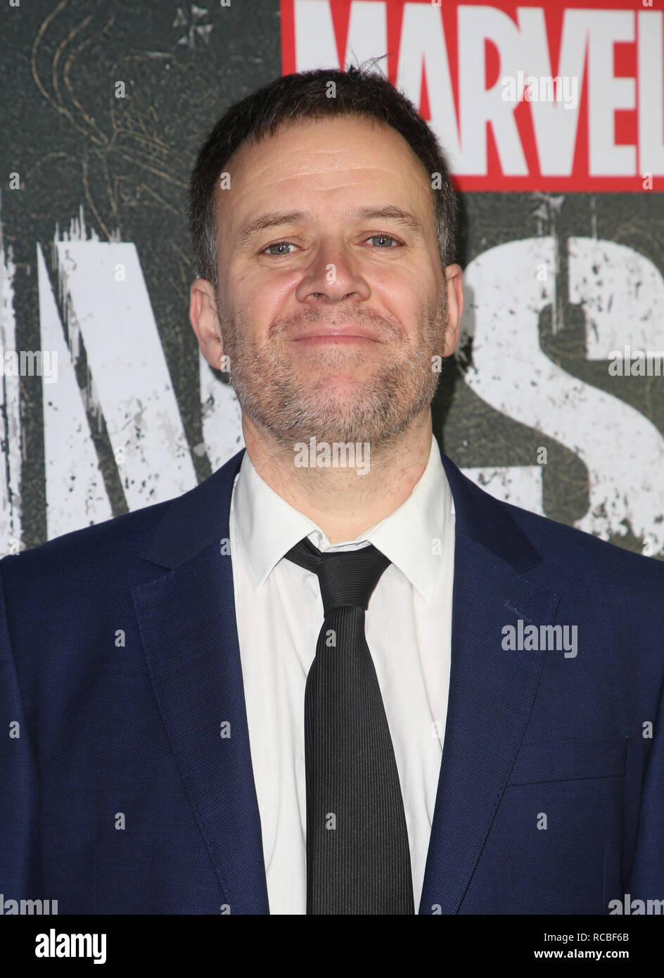 Hollywood, Ca. 14 Jan, 2019. Jim O'Hanlon, besucht das Wunder "The Punisher" Los Angeles Premiere ArcLight Hollywood in Hollywood, Kalifornien am 14. Januar 2019. Credit: Faye Sadou/Medien Punch/Alamy leben Nachrichten Stockfoto