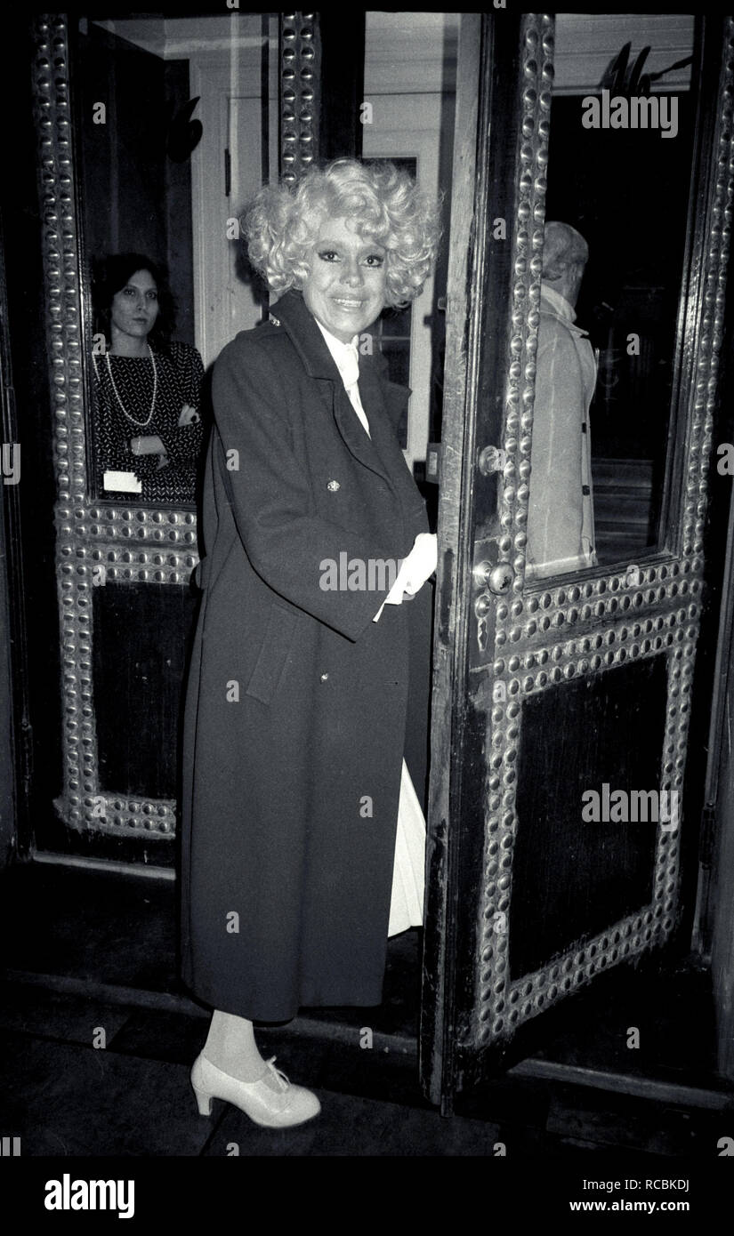 *** Foto *** Carol Channing hat sich bei 97 Carol Channing in New York City fotografiert. Oktober 1984 Quelle: Walter McBride/MediaPunch Stockfoto