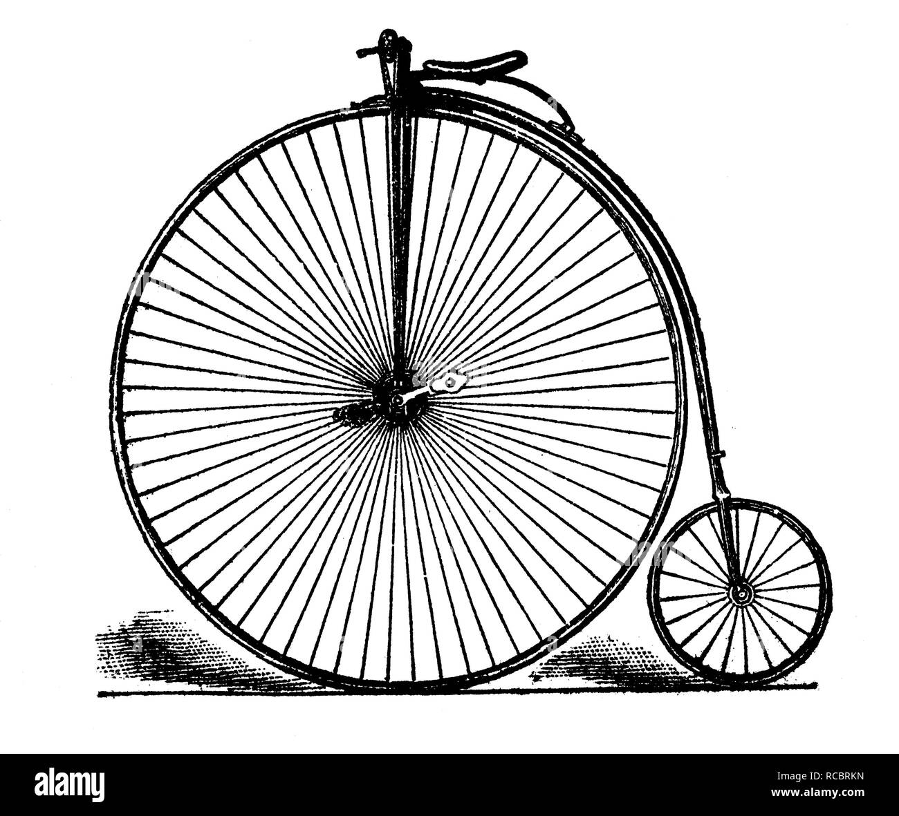 Un Vélo du XIX siècle, cca. 1880