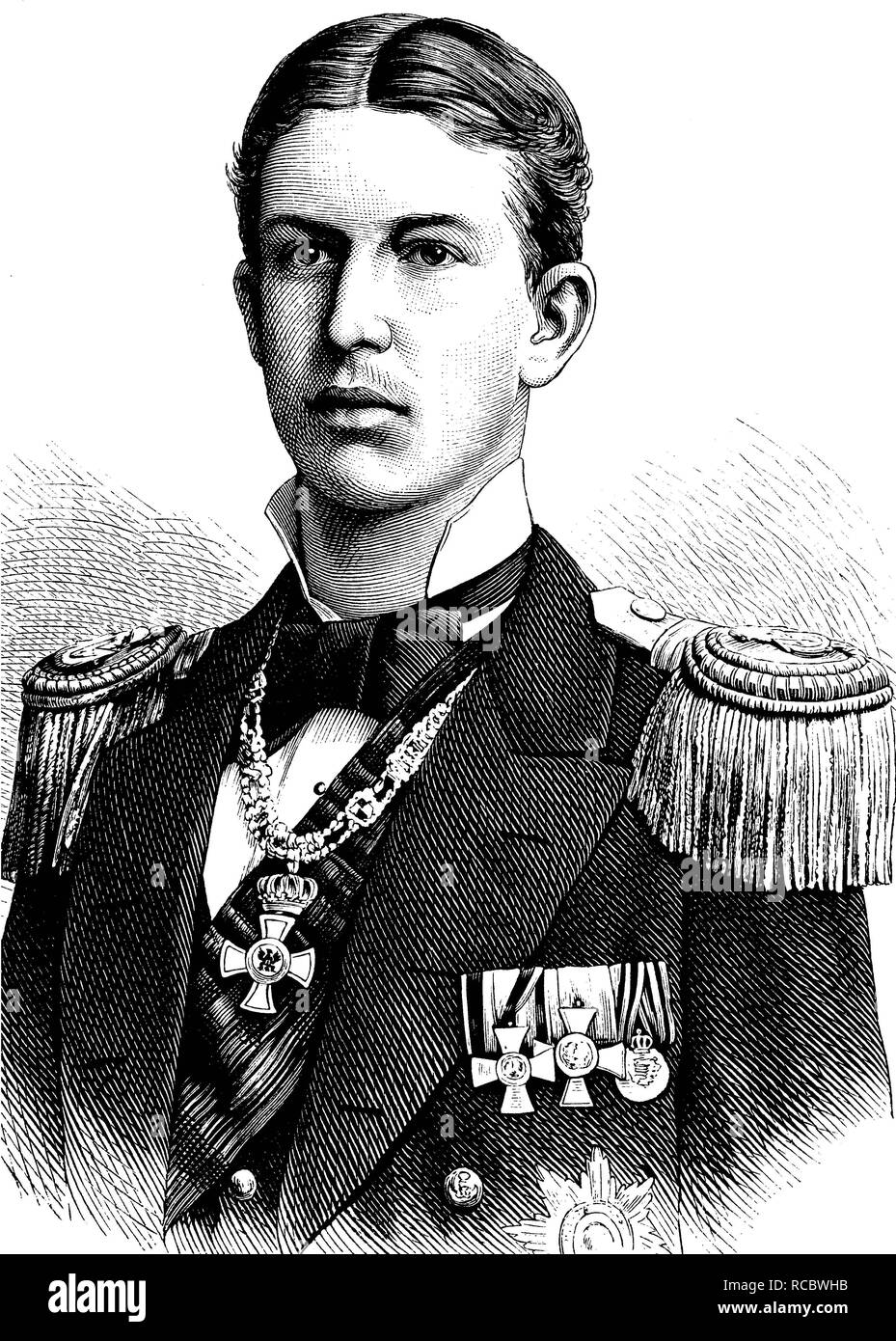 Prinz Heinrich von Preußen, auch als Albert Wilhelm Heinrich von Preußen, 1862-1929, Grand Admiral und Oberbefehlshaber der bekannt Stockfoto