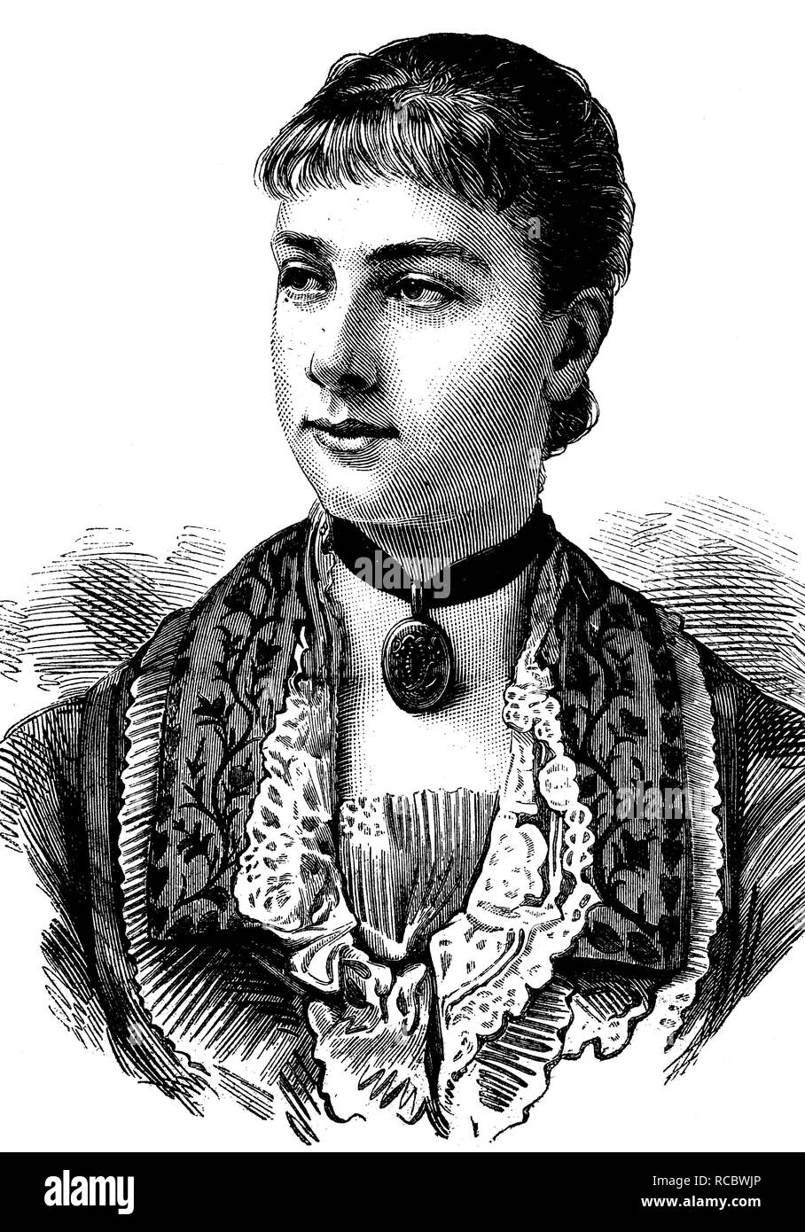 Victoria von Baden, bekannt als Victoria avBaden in Schweden, 1862