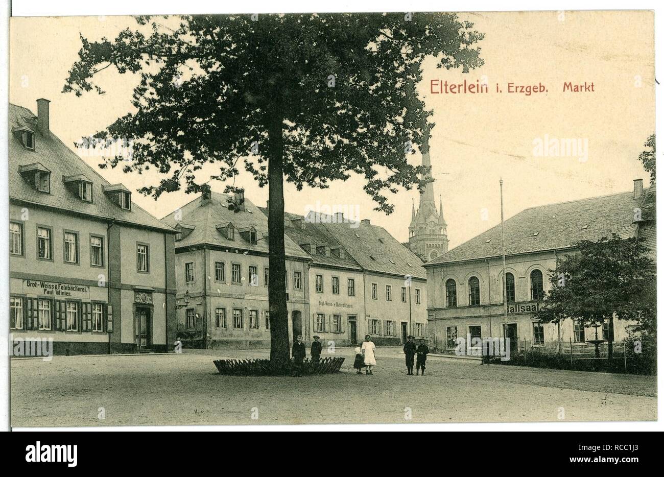 11214 Elterlein1910 Markt Stockfotografie Alamy