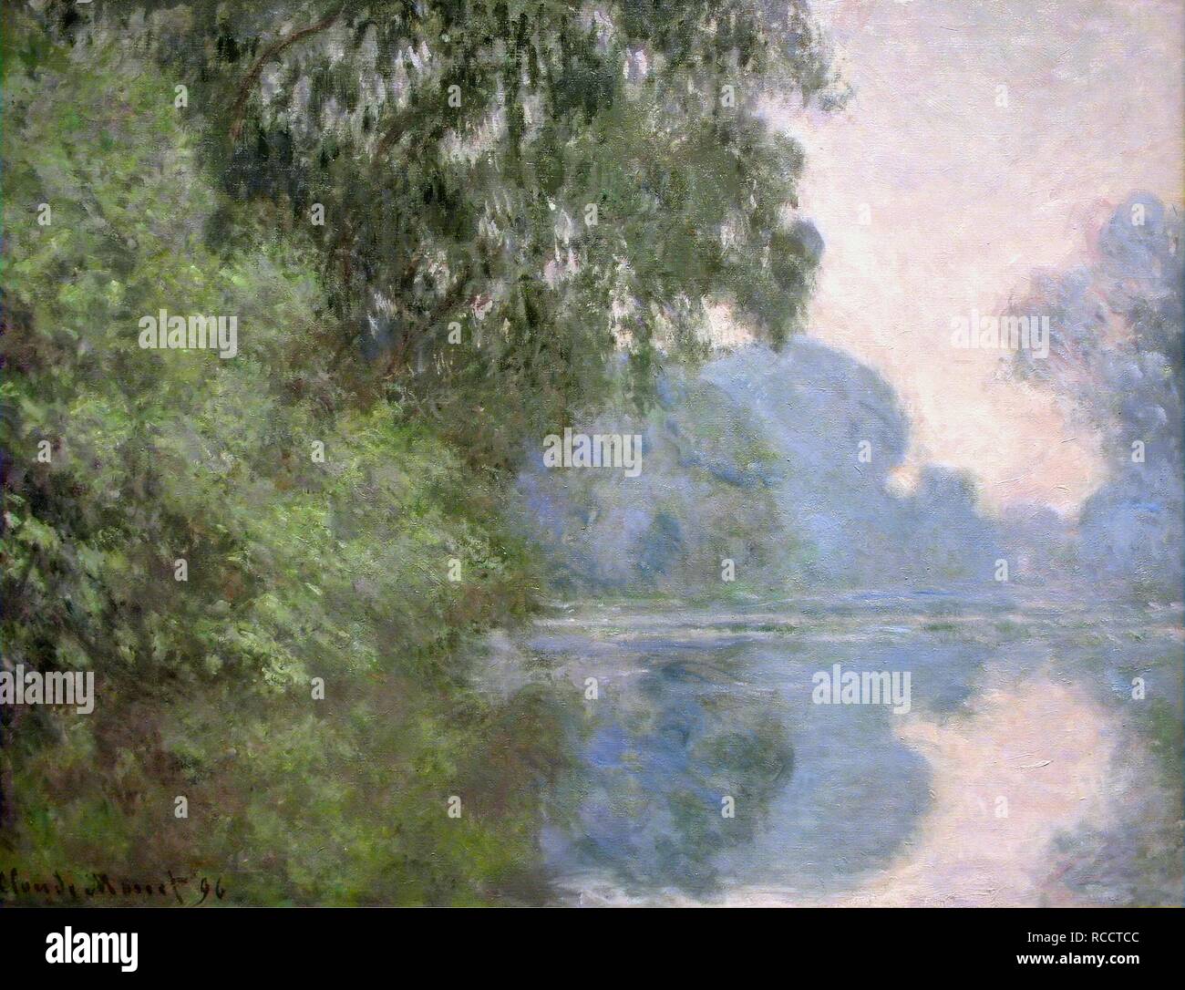Bras de Seine près de Giverny (II). Museum: Museum der Bildenden Künste, Boston. Thema: Monet, Claude. Stockfoto