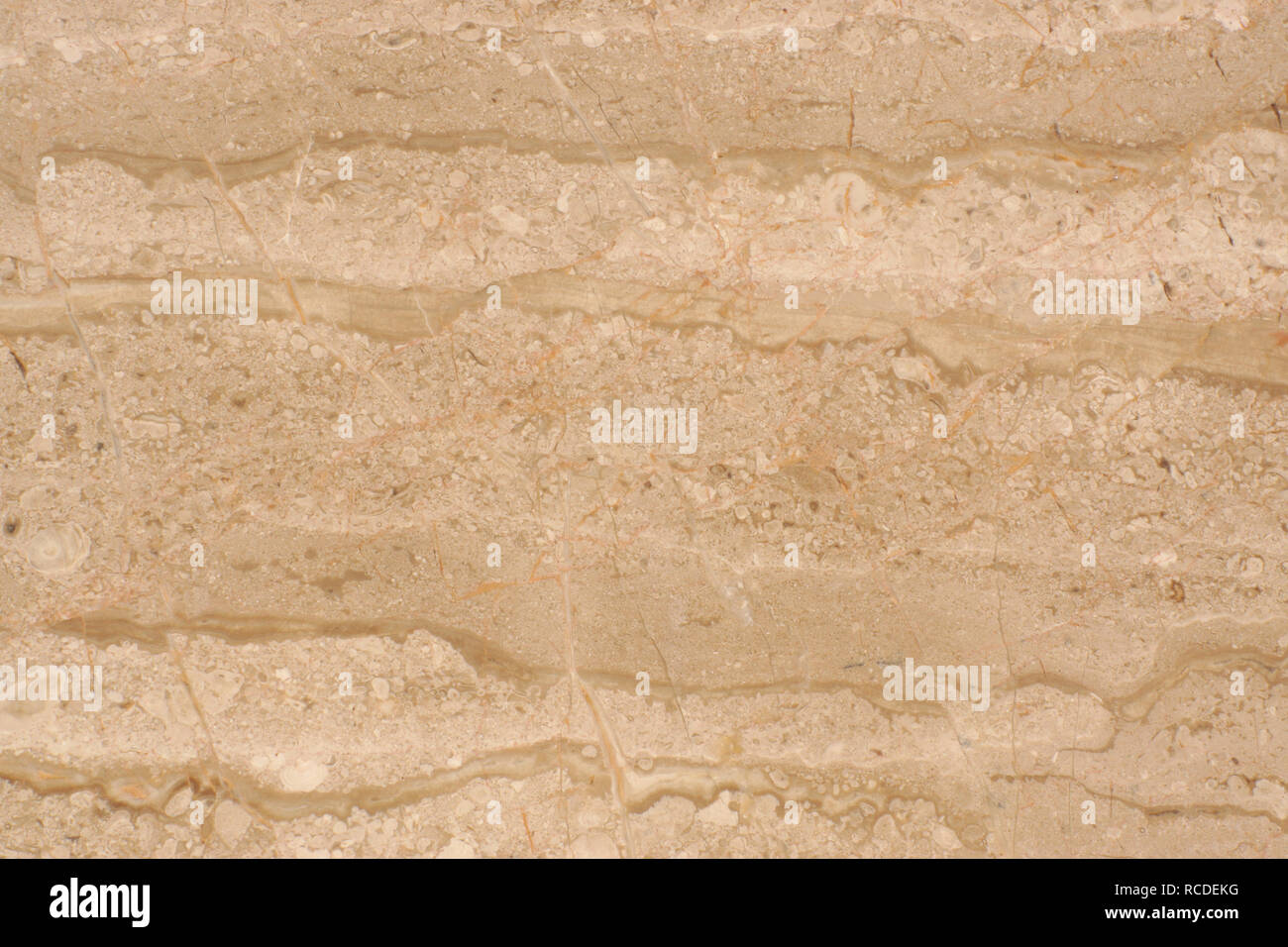 Schönen Hintergrund von Naturstein Marmor beige, genannt Travertino Alabastrino. Stockfoto