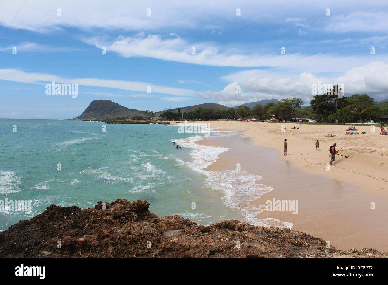 Hawaii Mermaid Höhlen Stockfoto