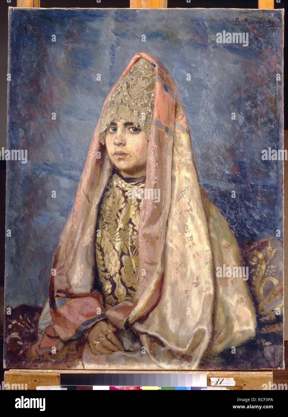 Boyar, der Frau. Museum: Regionale A. und V. Vasnetsov Art Museum, Kirov. Autor: Vasnetsov, Viktor MIKHAYLOVICH. Stockfoto