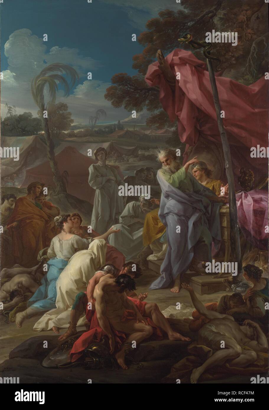 Die eherne Schlange. Museum: National Gallery, London. Autor: Giaquinto, Corrado. Stockfoto