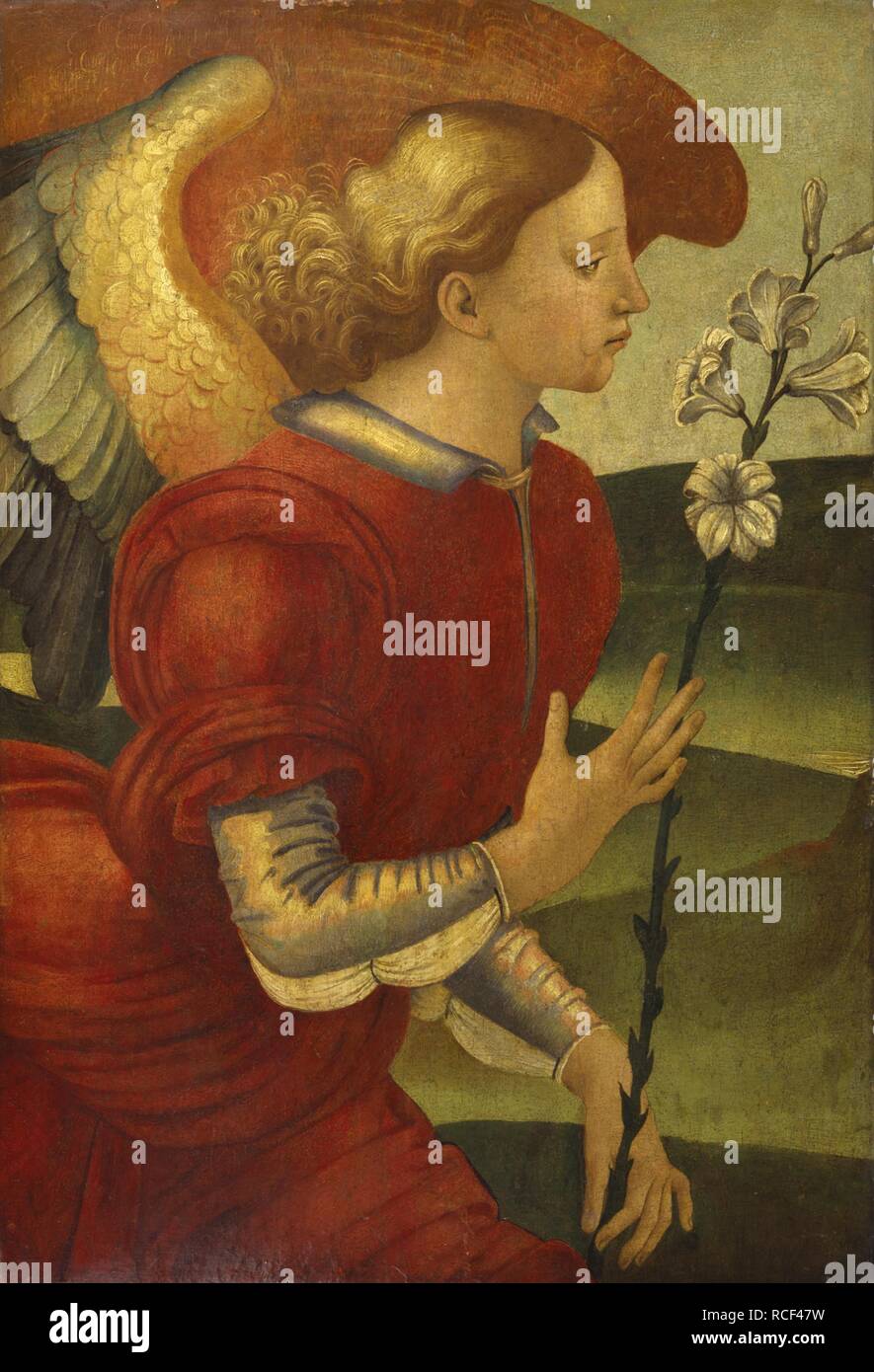 Der Erzengel Gabriel. Museum: Walters Art Museum, Baltimore. Autor: Signorelli, Luca. Stockfoto