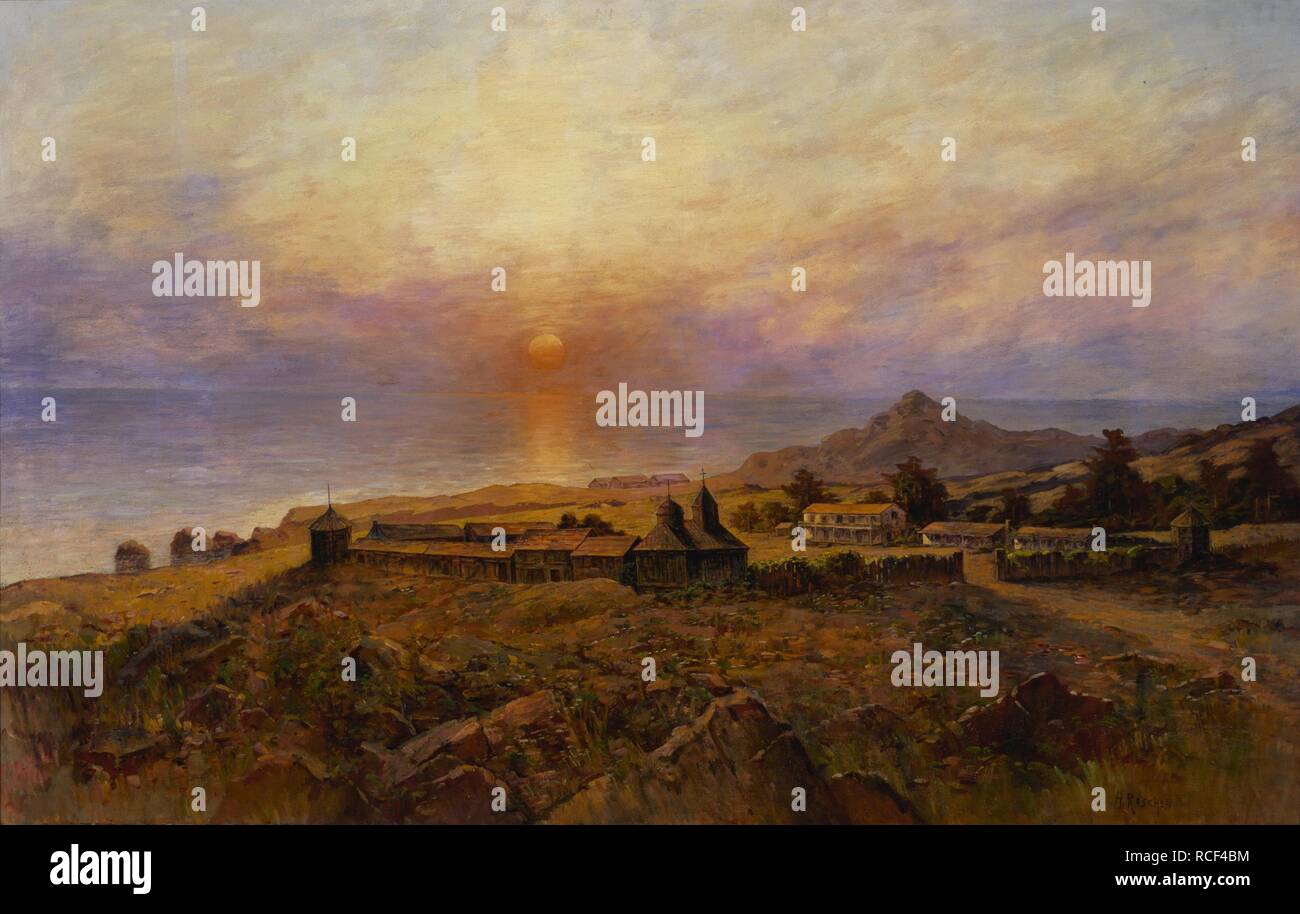 Fort Ross. Russisch-amerikanische Unternehmen Siedlung. Museum: private Sammlung. Autor: Esser, Henry. Stockfoto