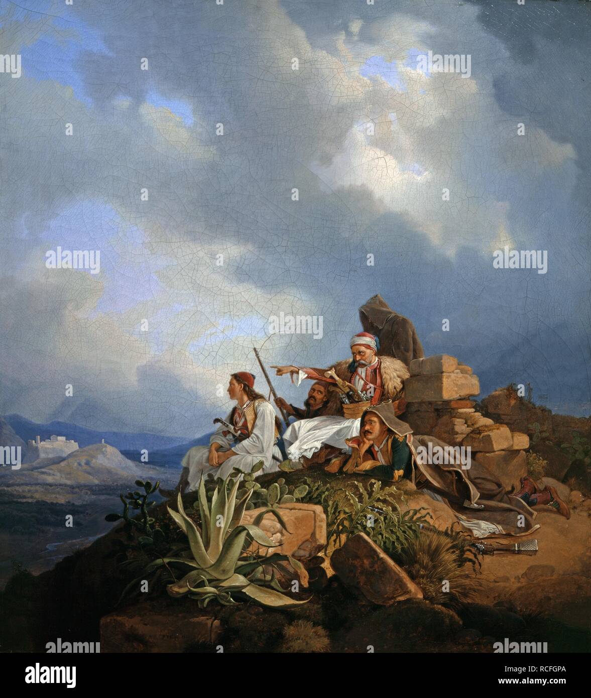 Armatoles in der Nähe von Athen. Museum: den Staatlichen Museen zu Berlin. Autor: HESS, PETER VON. Stockfoto