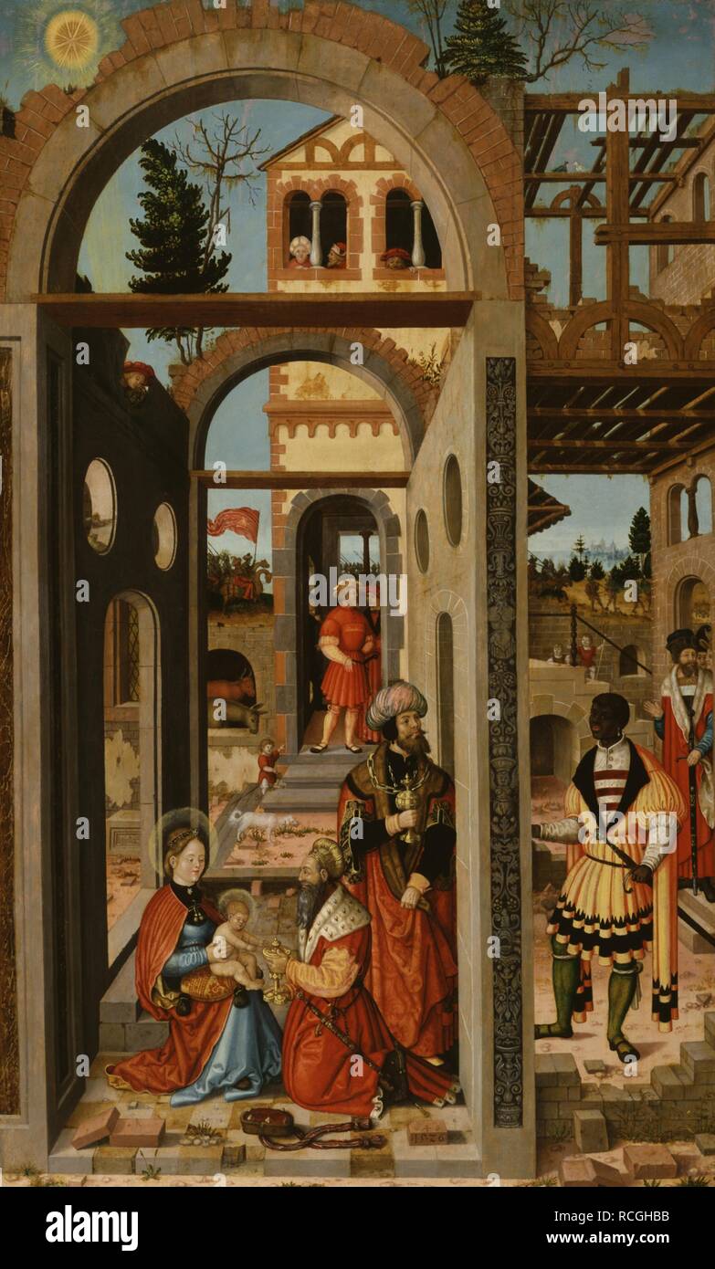 Die Anbetung der Heiligen Drei Könige. Museum: Walters Art Museum, Baltimore. Autor: Stetter, Wilhelm. Stockfoto