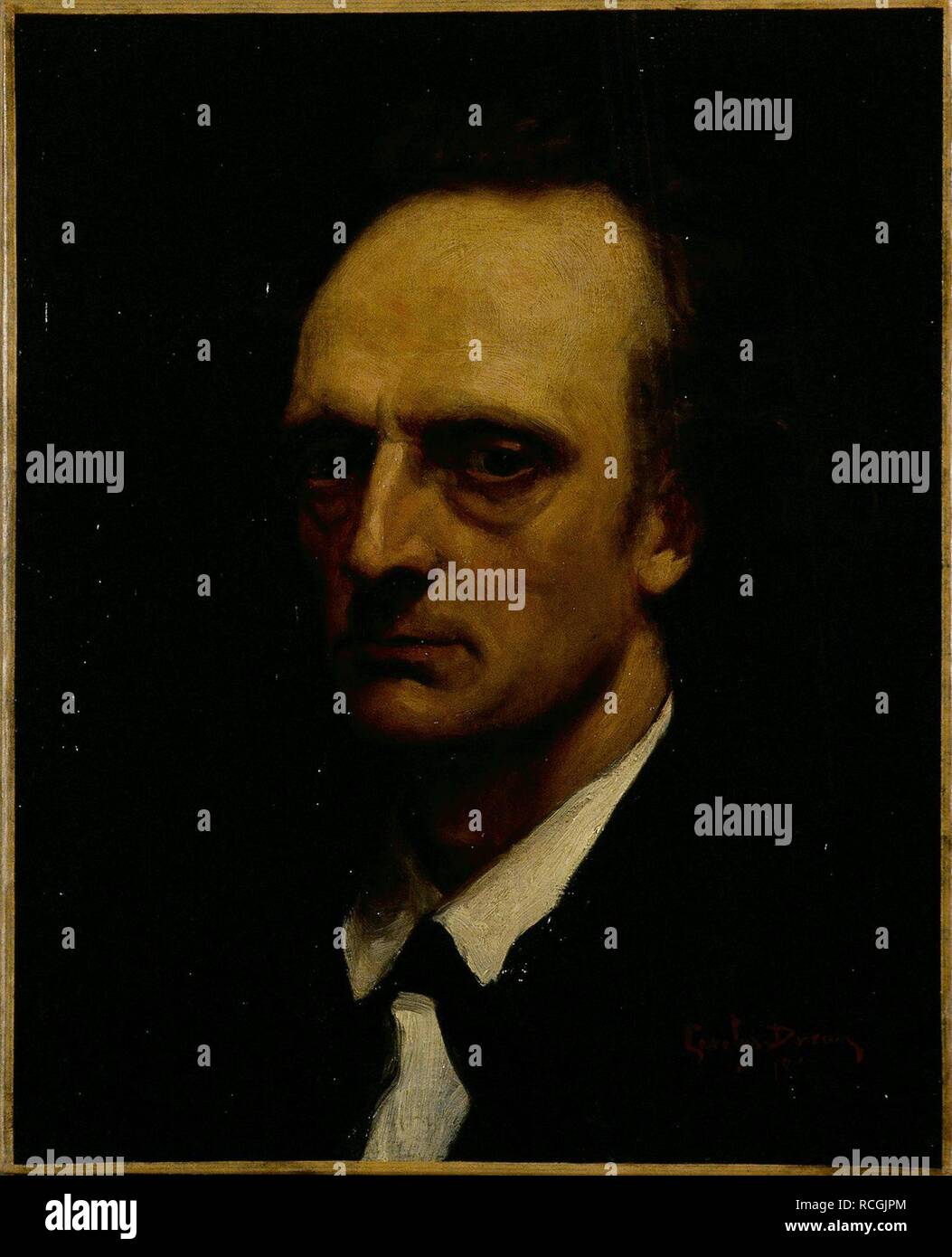 Portrait des Komponisten Henry Charles Litolff (1818-1891). Museum: Philharmonie de Paris. Autor: Carolus-Duran, Charles Émile Auguste. Stockfoto