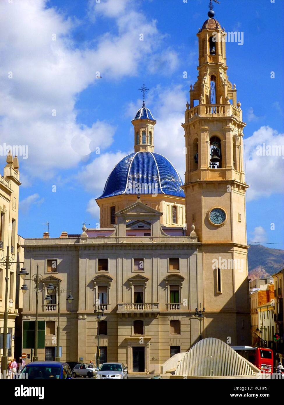 Alcoy - Iglesia Arciprestal de Santa María 03. Stockfoto